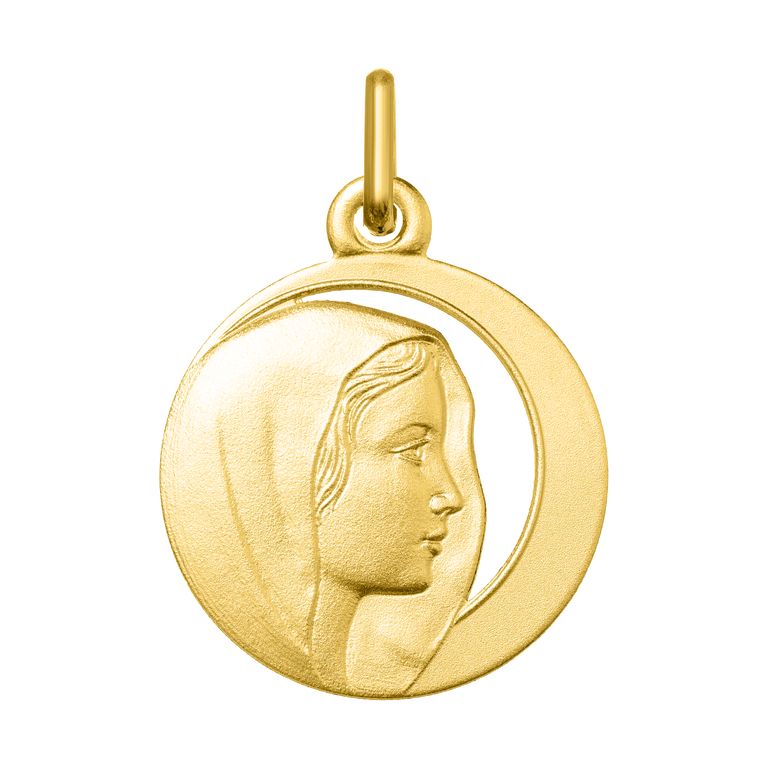 Medalla de oro de virgen