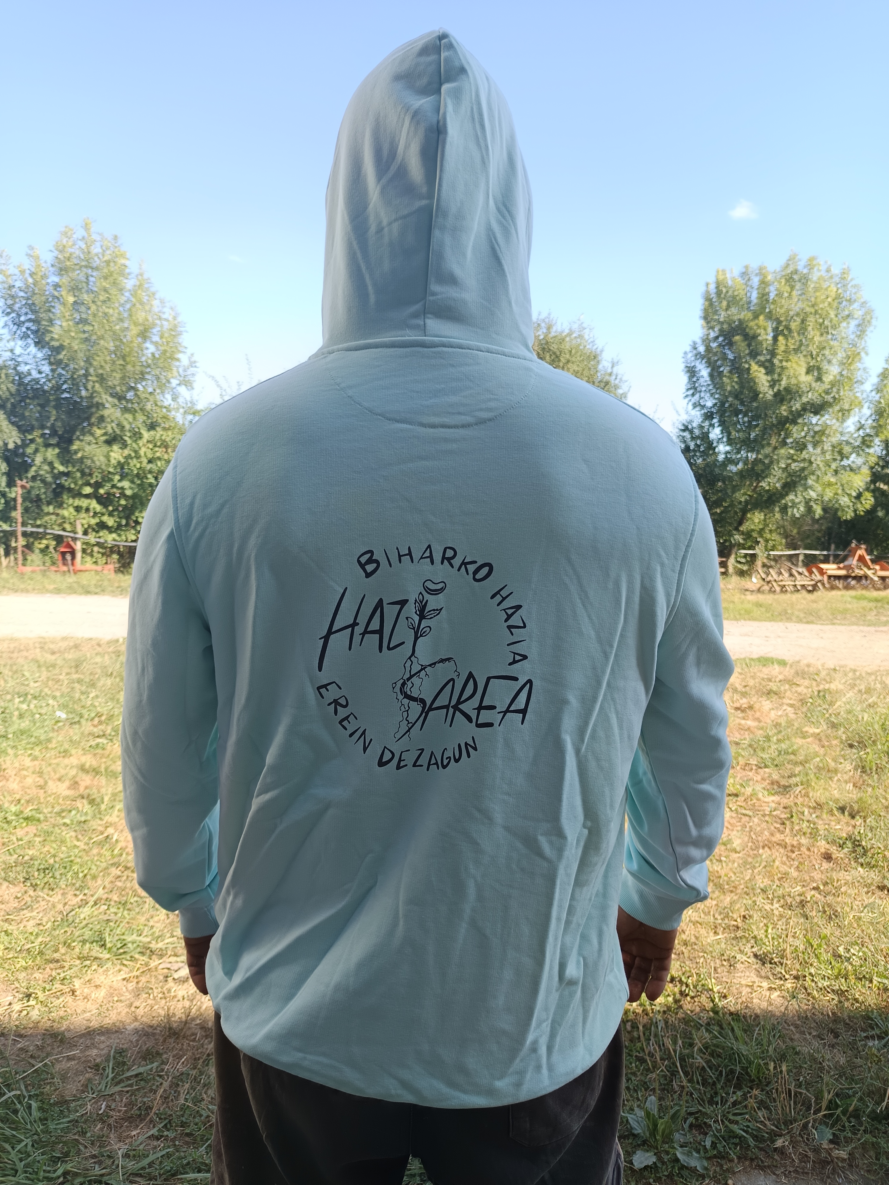 Sweat à capuche mixte logo Hazi Sarea