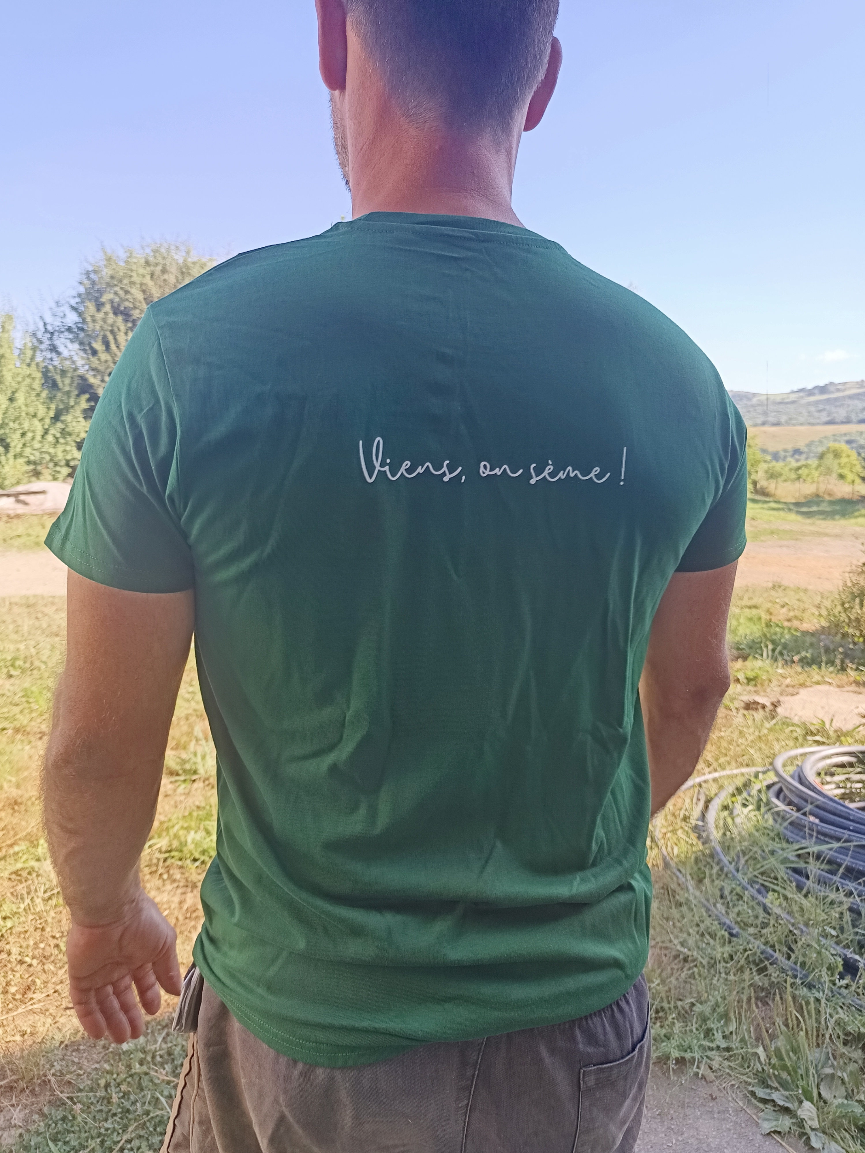T-shirt Homme "Viens, on sème"