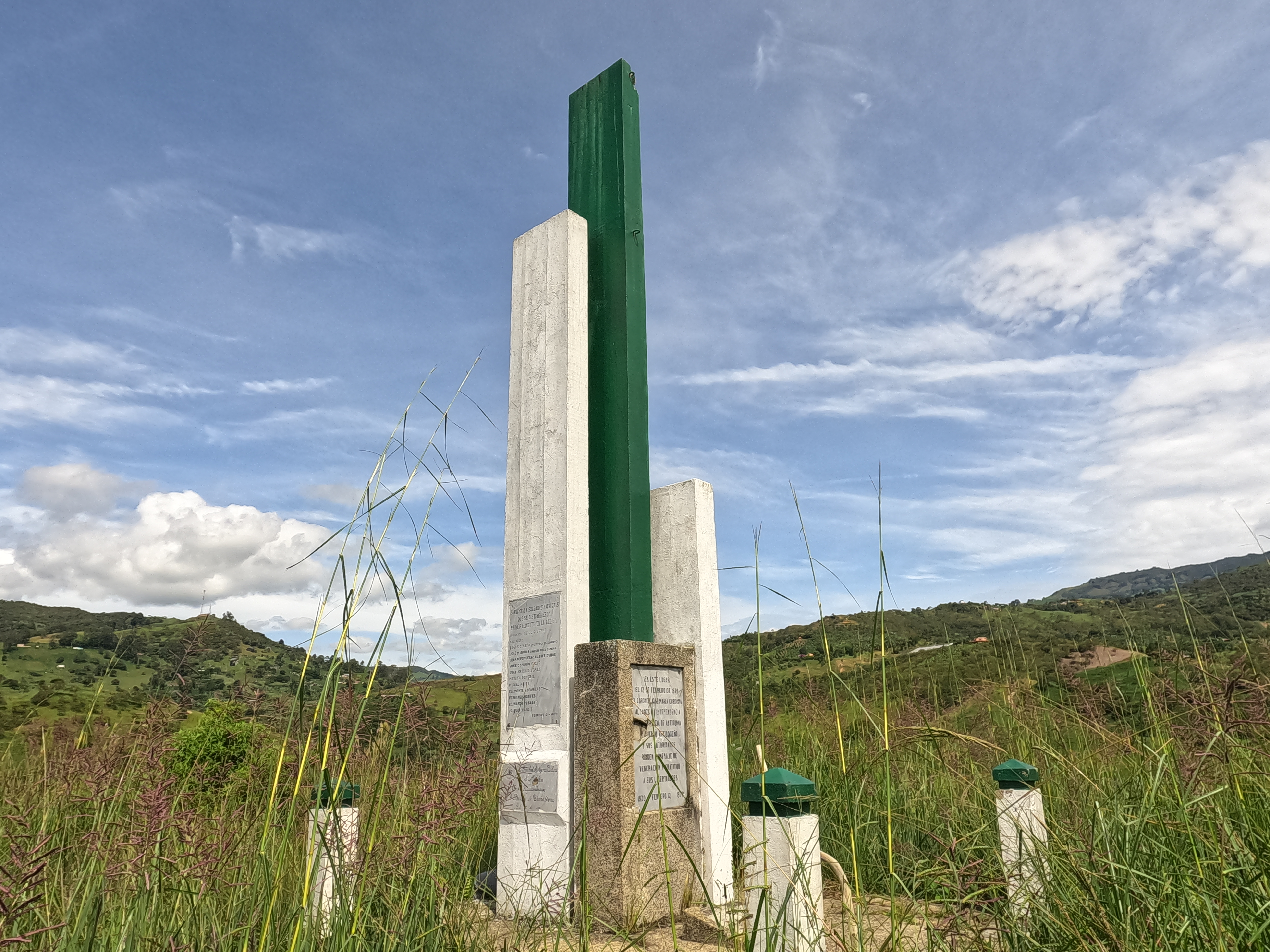 Ruta de la Independencia de Antioquia en Chorros Blancos