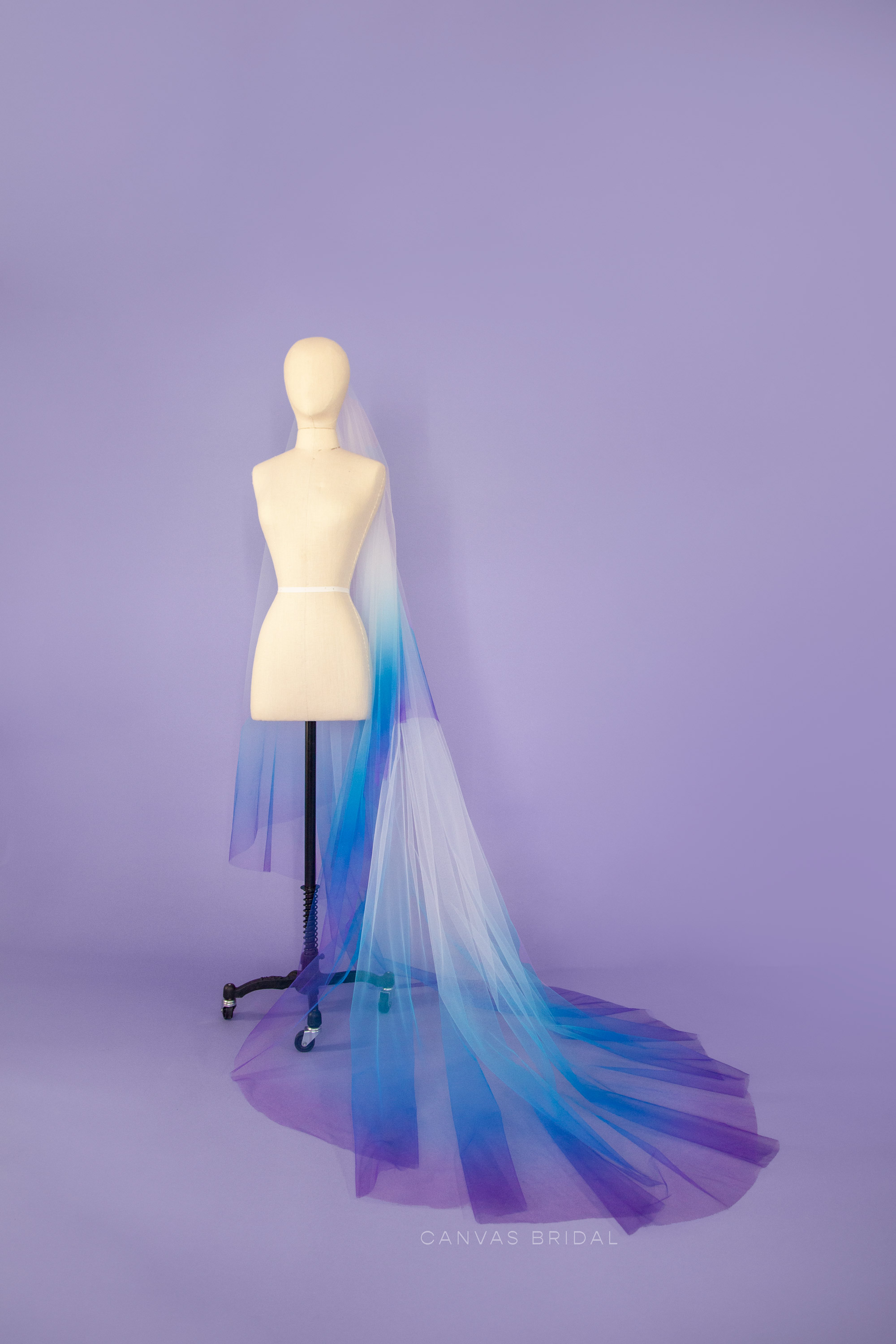Custom Ombre Drop Veil