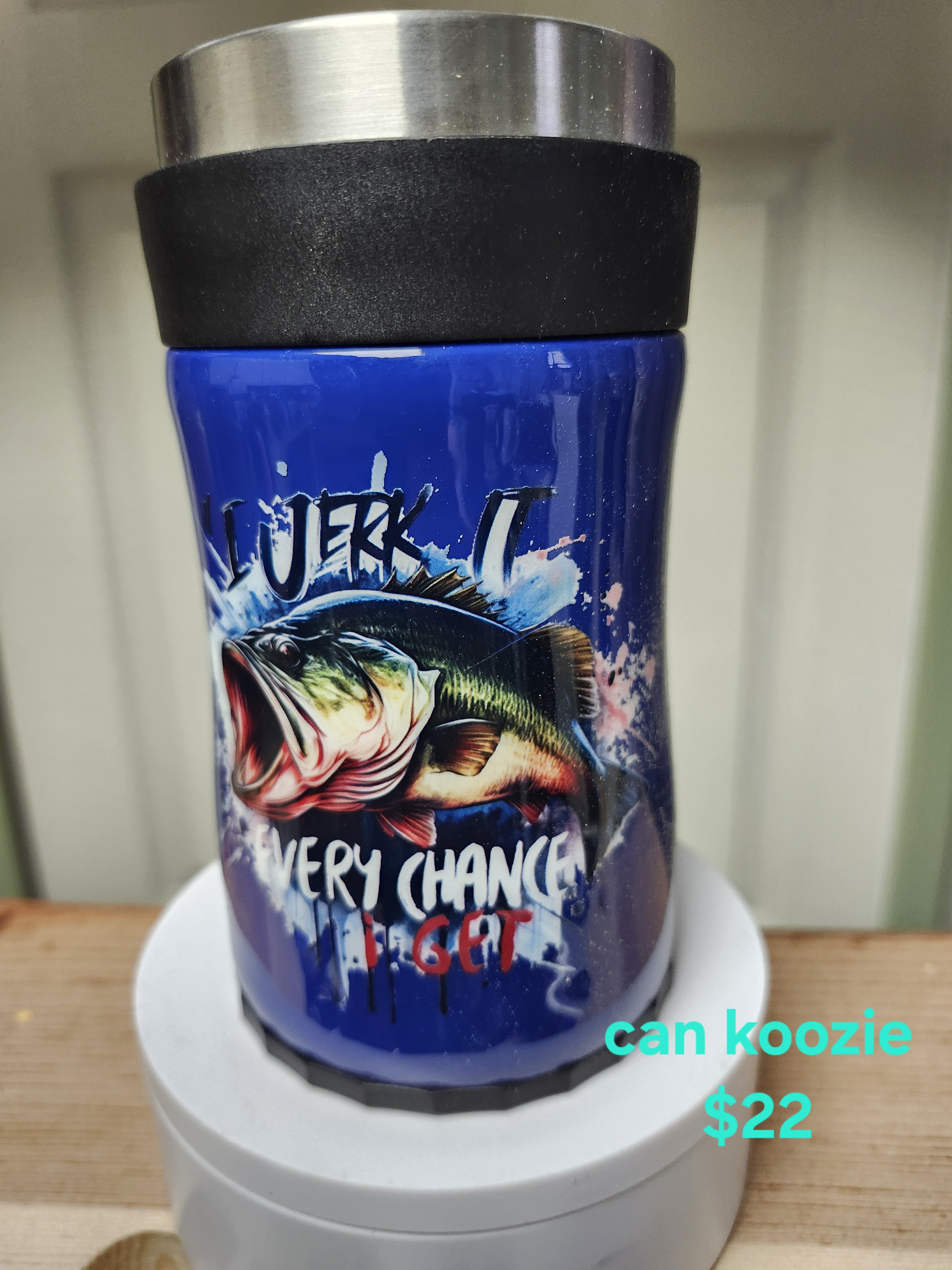 Fishing Can Koozie