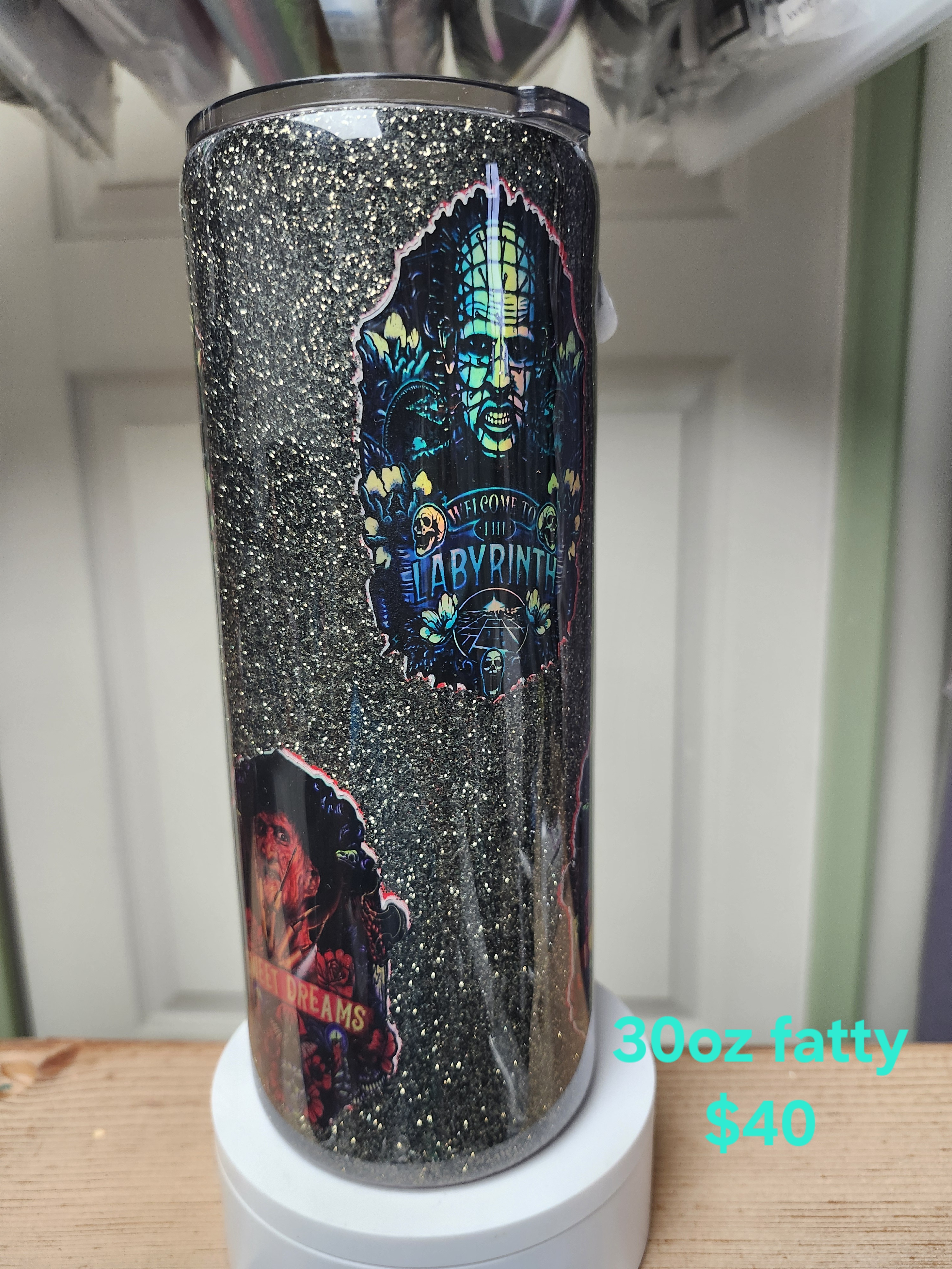 Labyrinth Glitter Tumbler 30oz