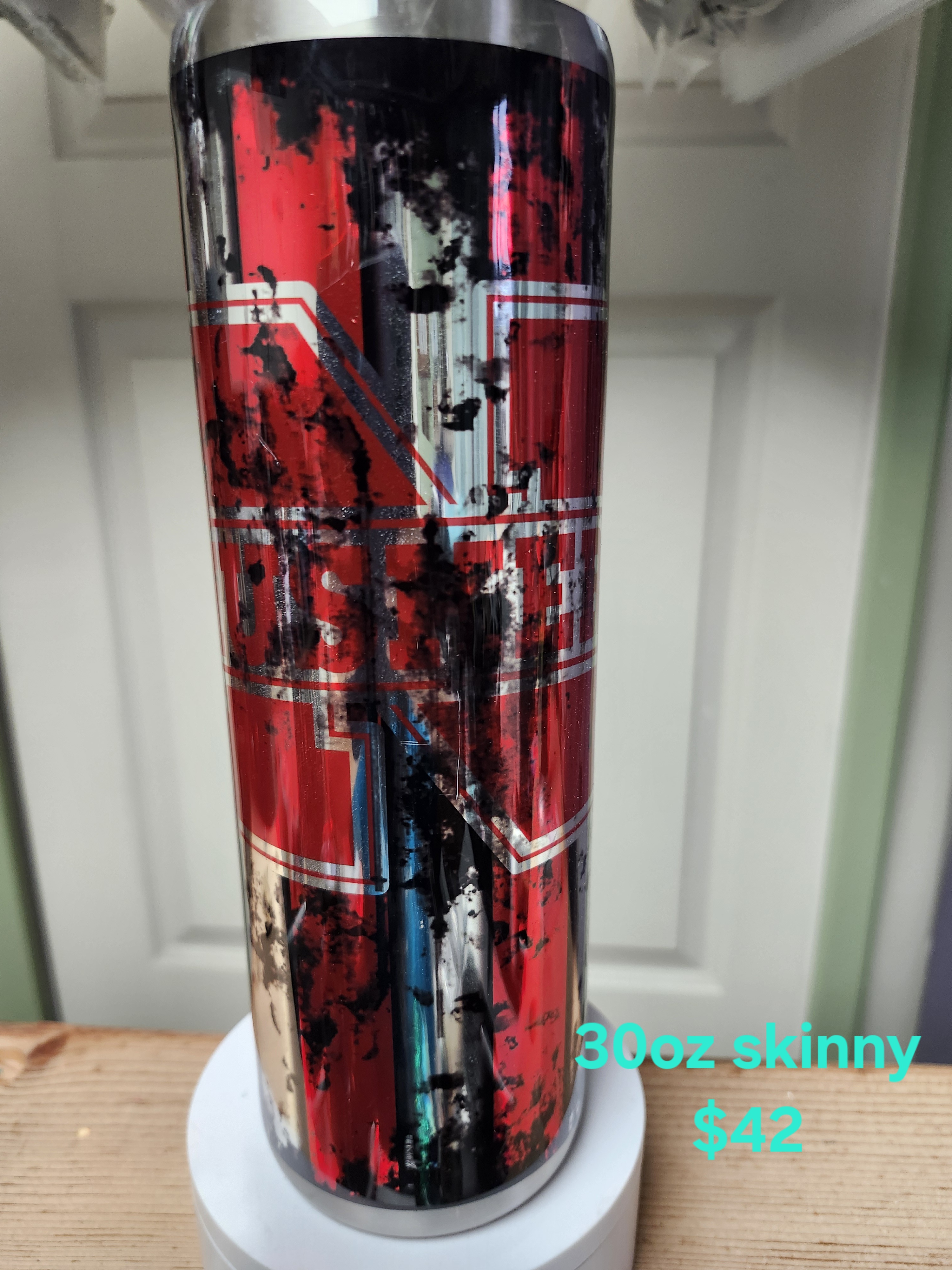 Nebraska Huskers 30oz Skinny Tumbler