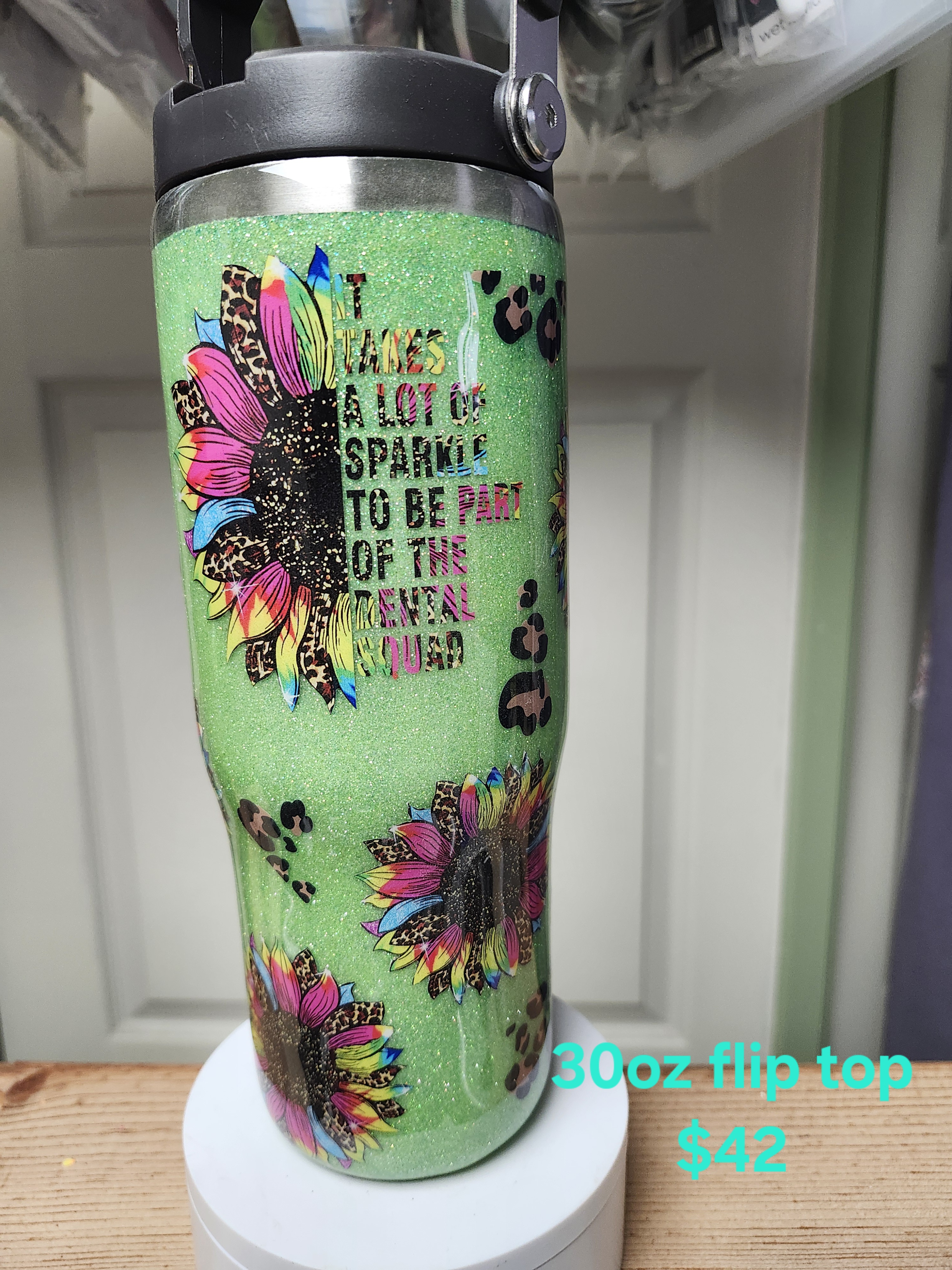 30oz Flip Top Tumbler