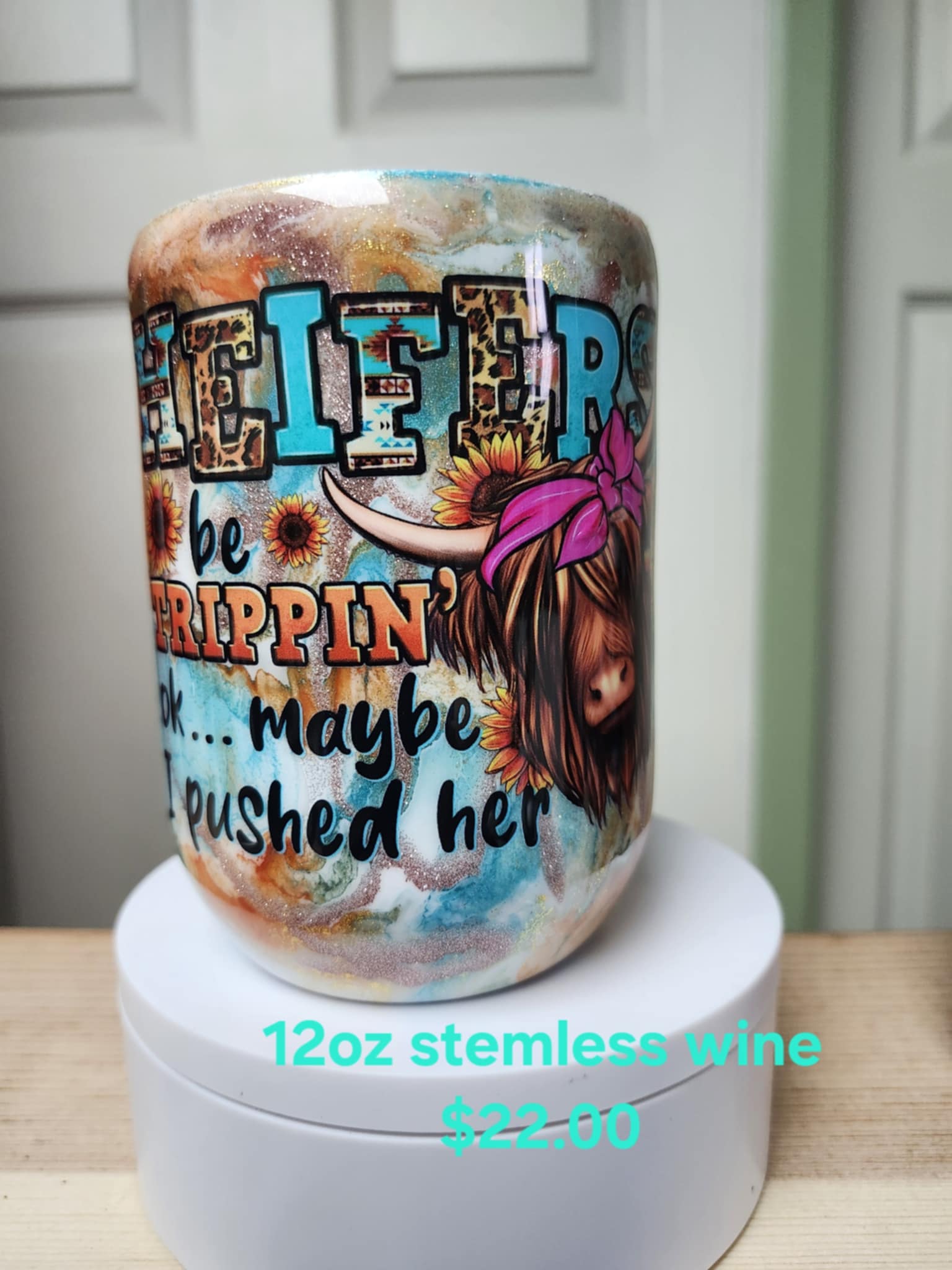 12oz Stemless Wine Tumbler