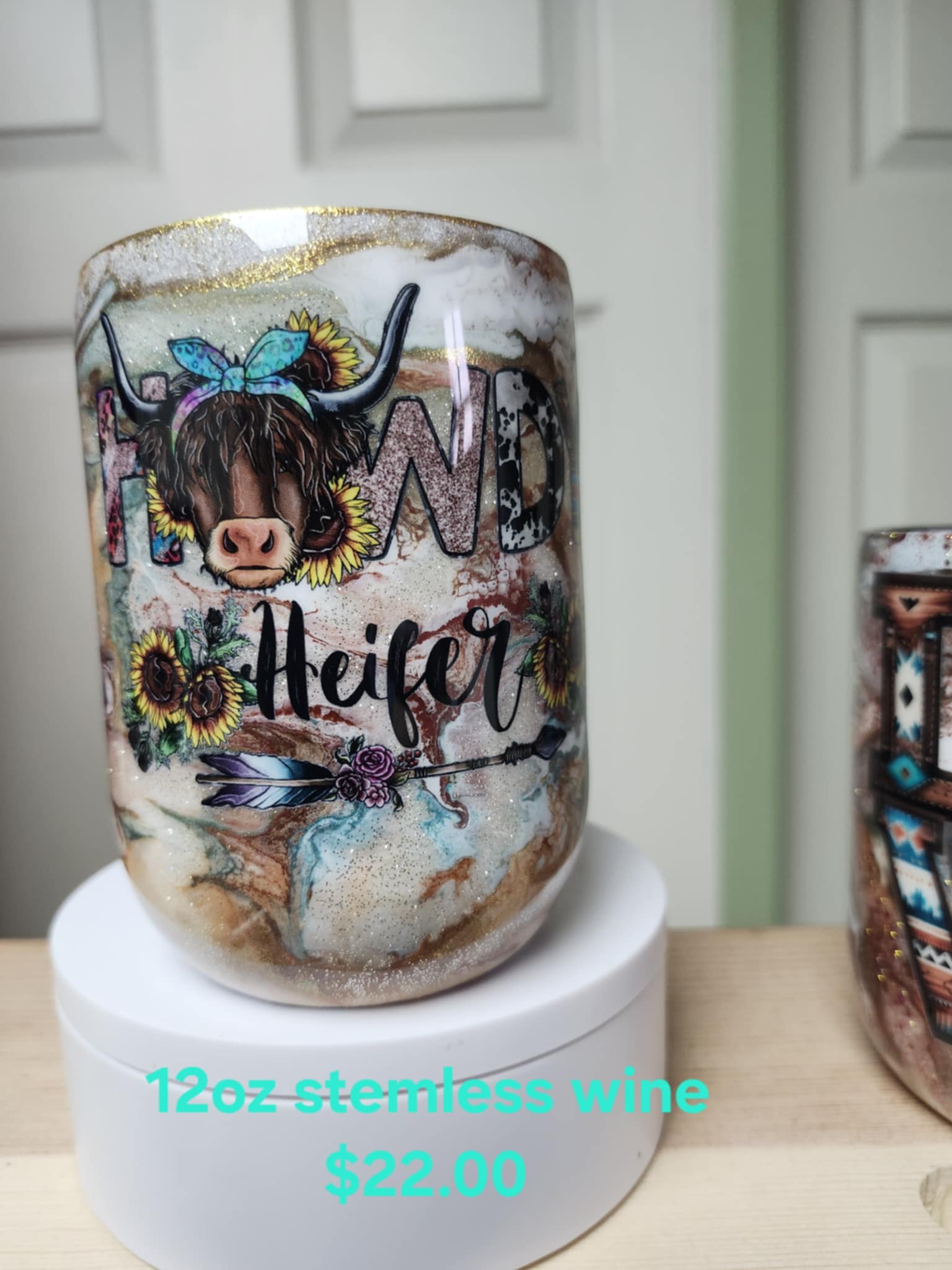 12oz Stemless Wine Tumbler
