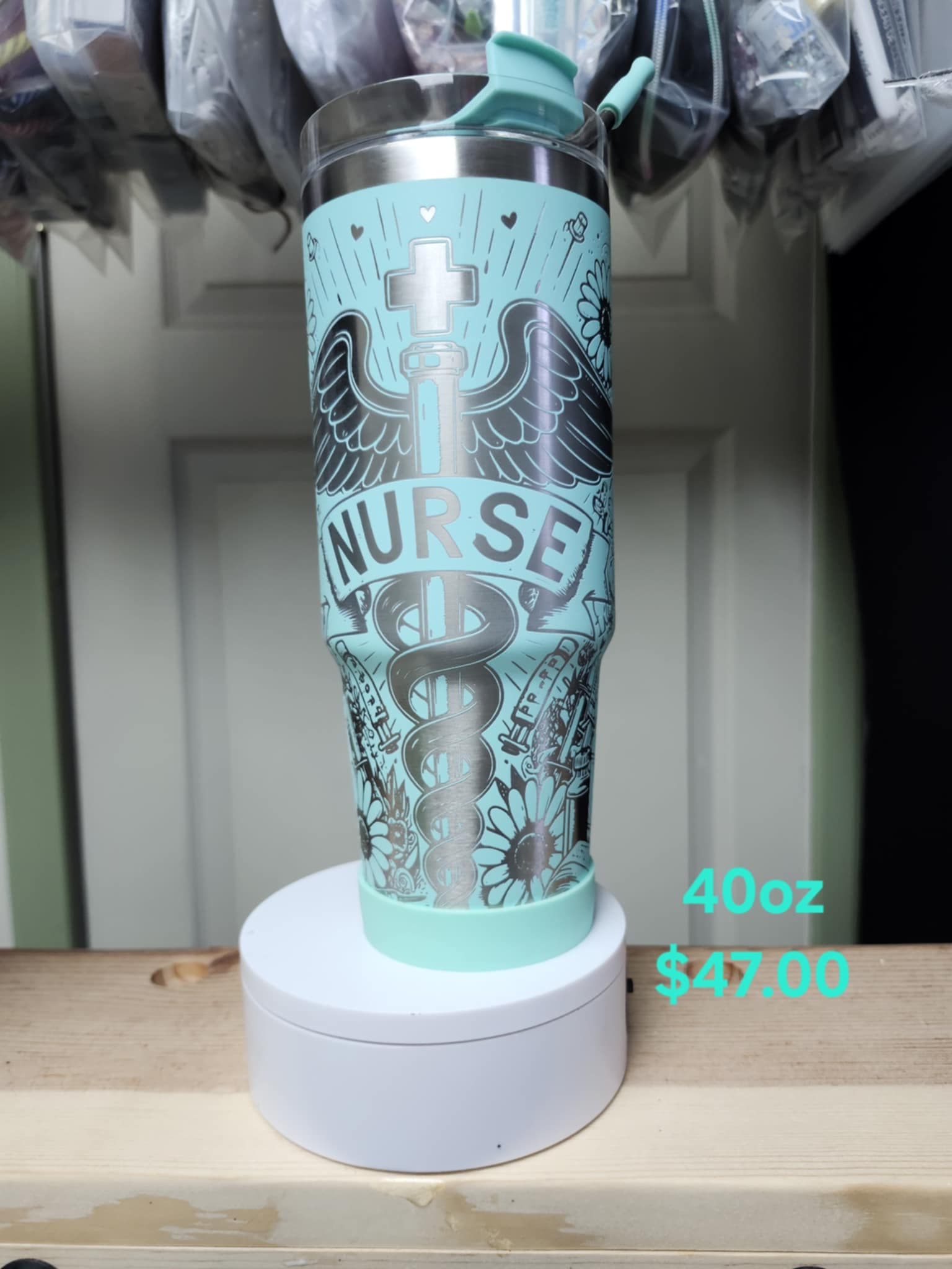 Nurse Caduceus Tumbler