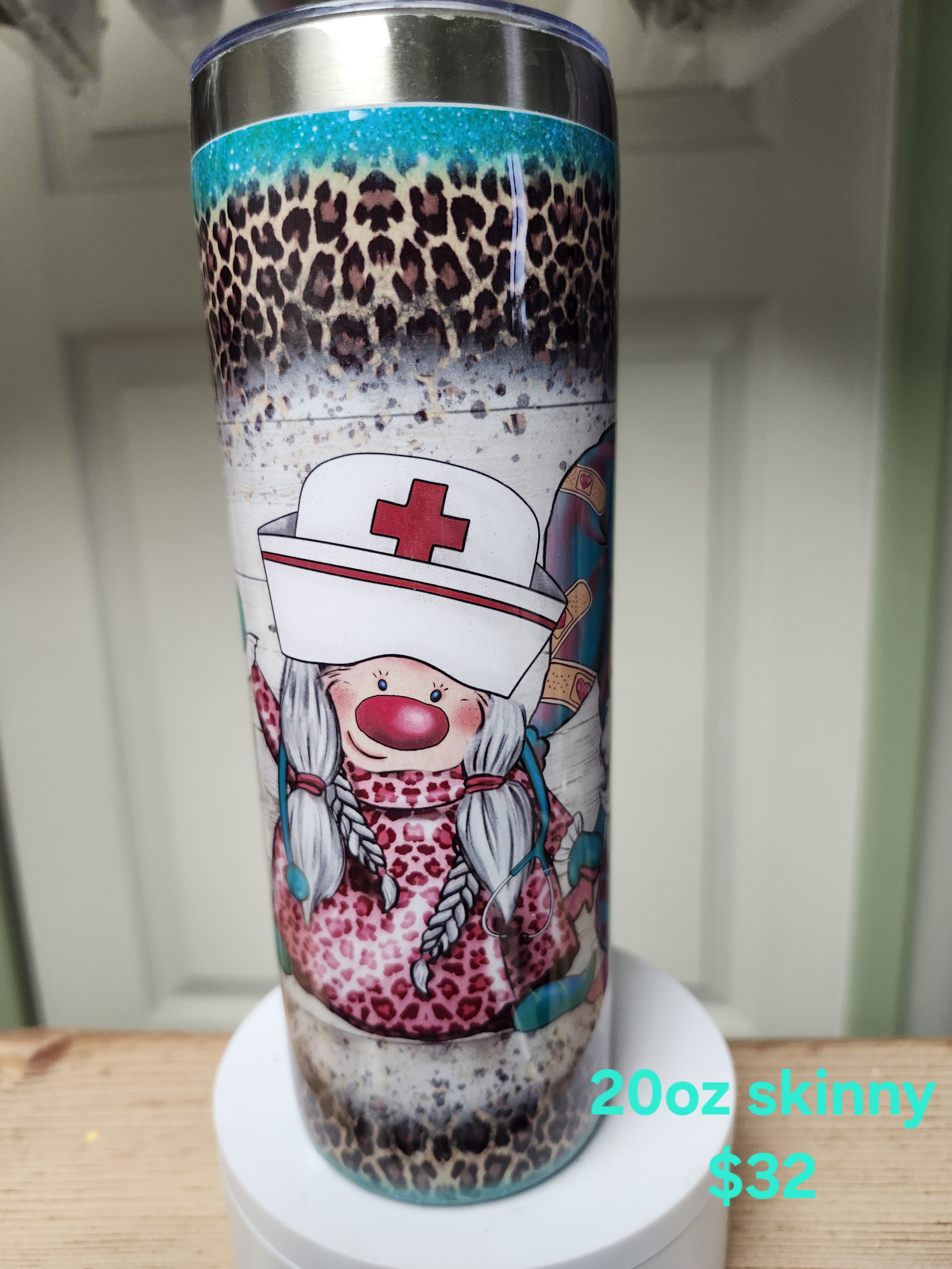 Nurse Gnome 20oz Skinny Tumbler