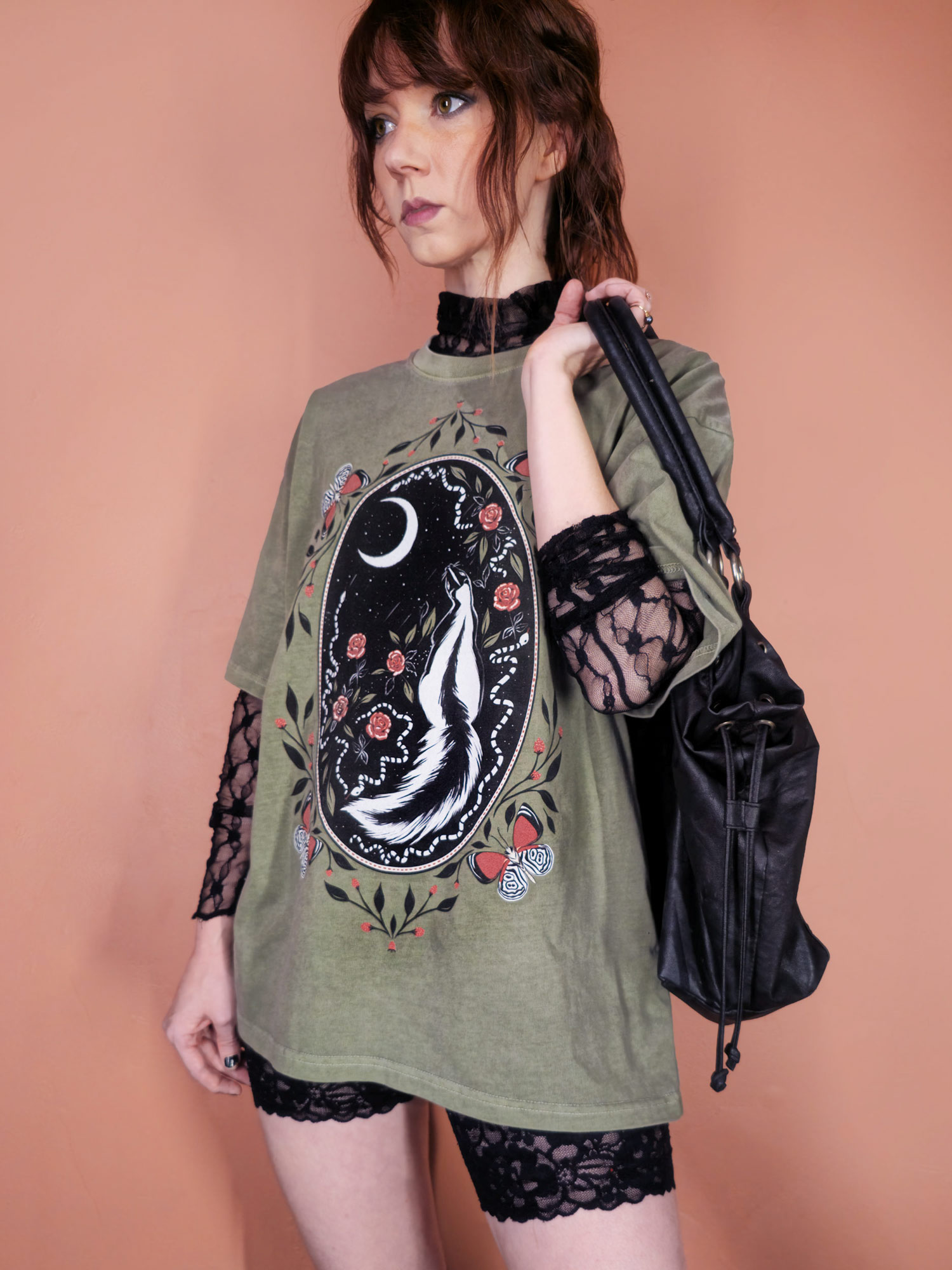 Enzyme Washed Oversized Tee