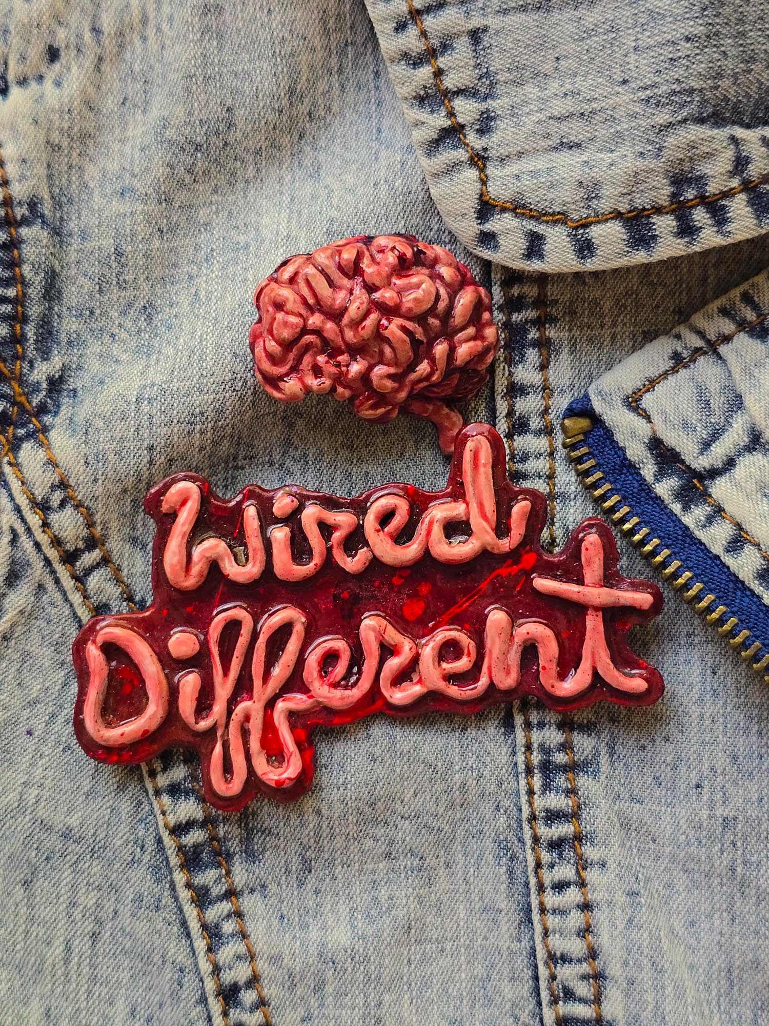 Wired Different - Pin & Brooch Set
