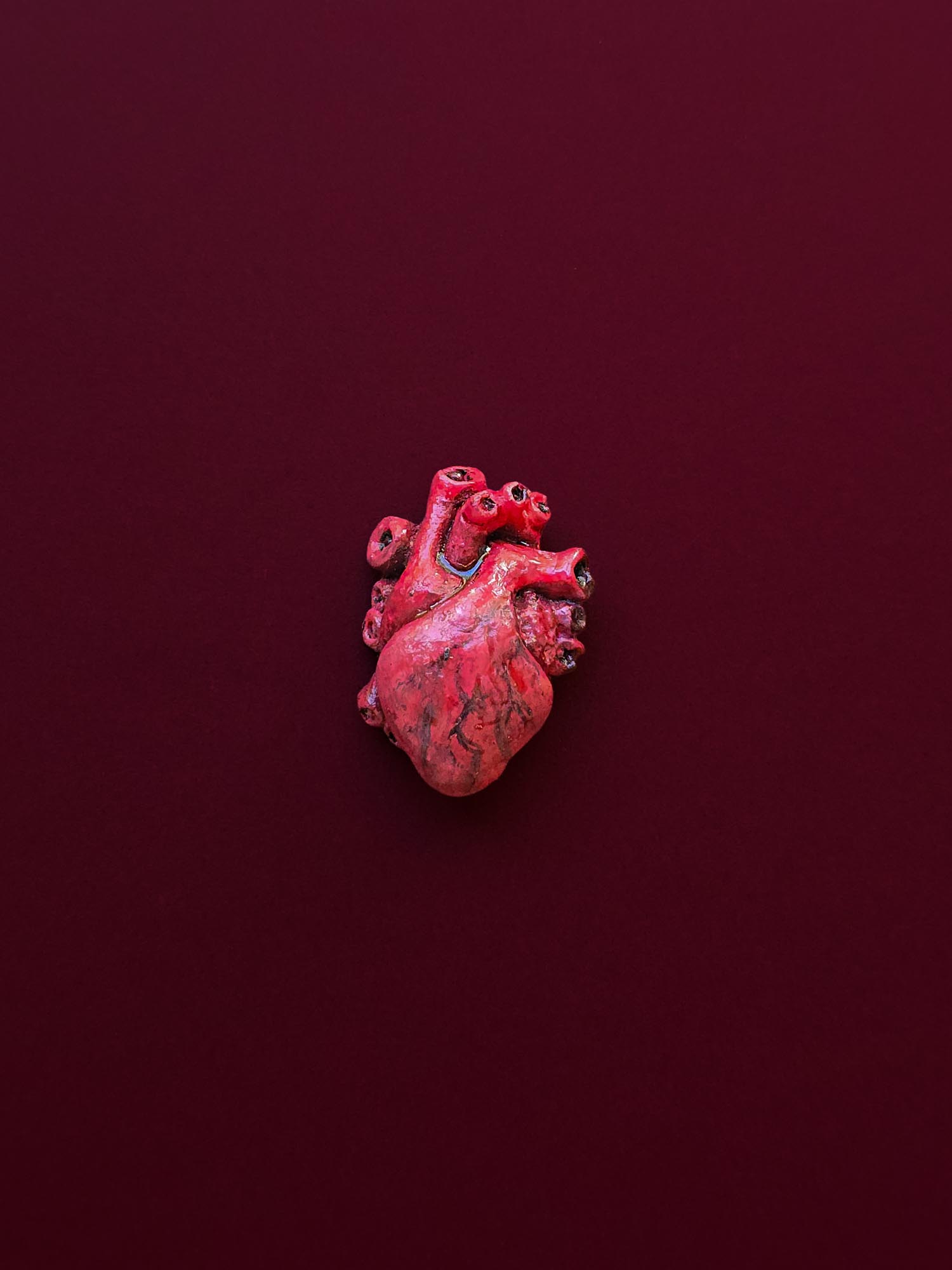 Atomical Human Heart Pin