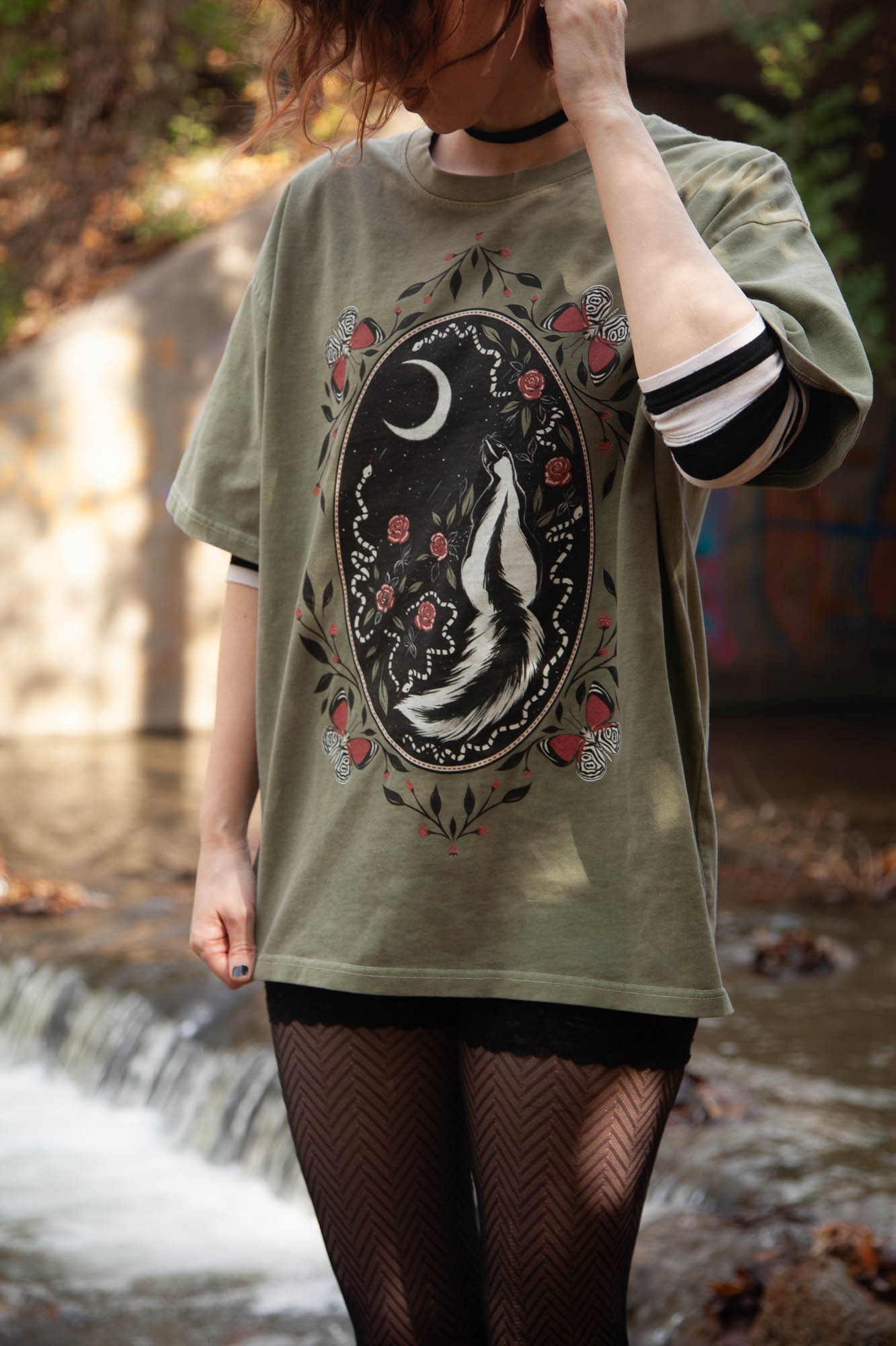 Enzyme Washed Oversized Tee