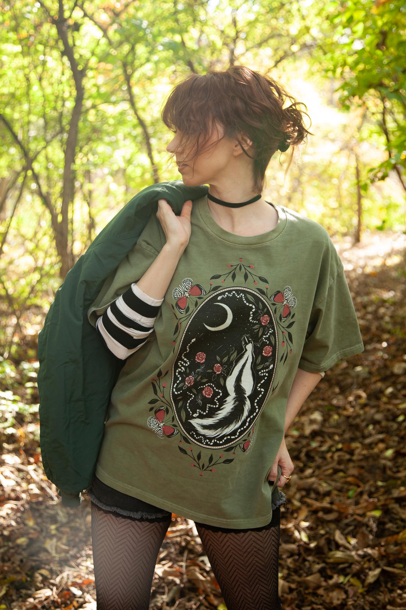 Enzyme Washed Oversized Tee