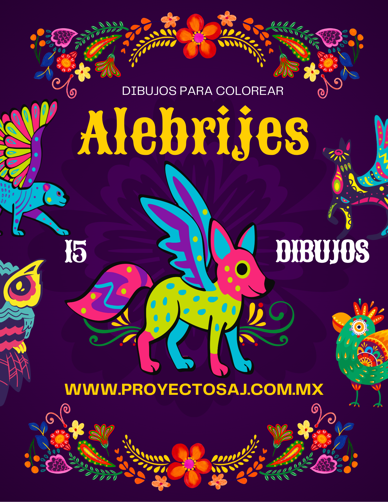 Cuadernillo para colorear_Alebrijes 