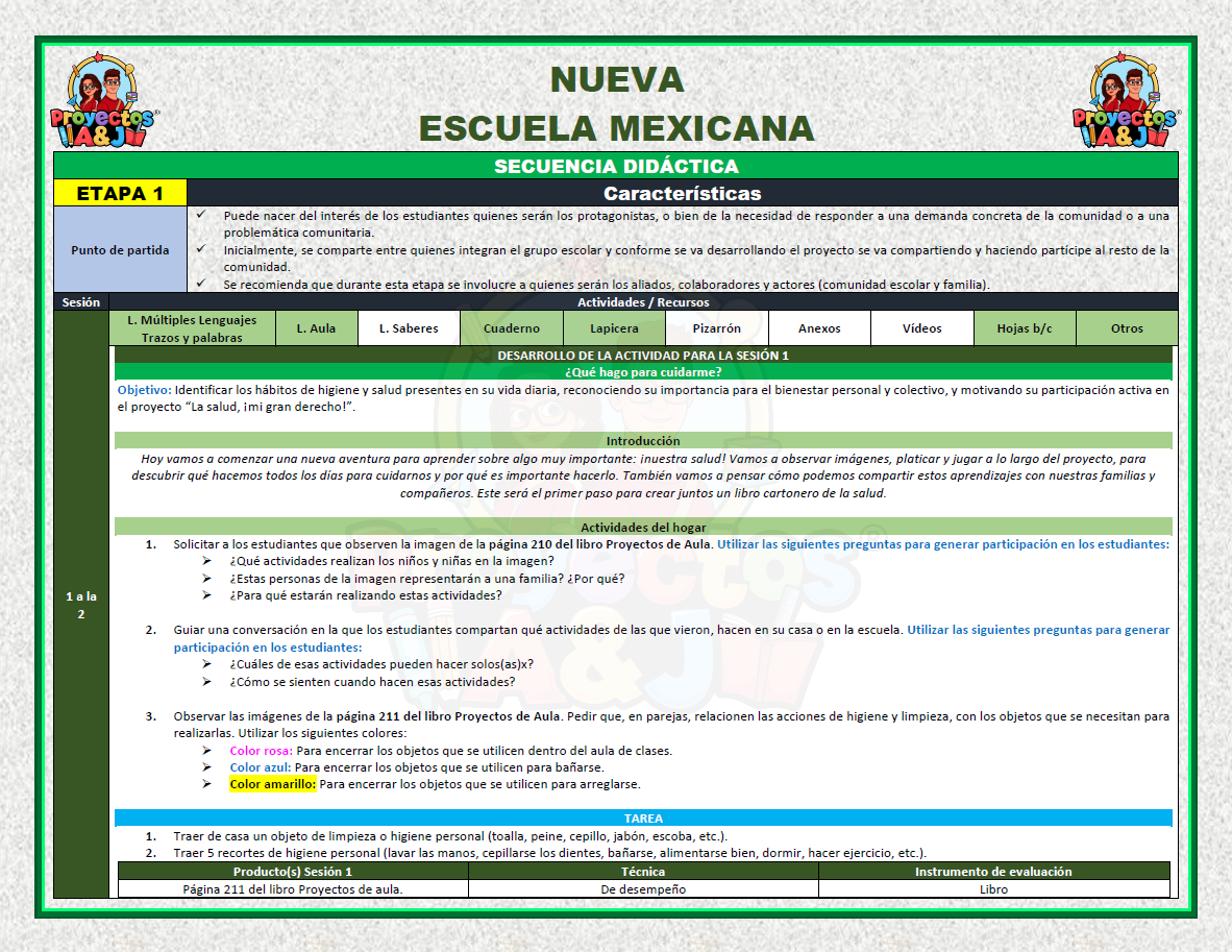 Proyecto: La salud, ¡mi gran derecho!