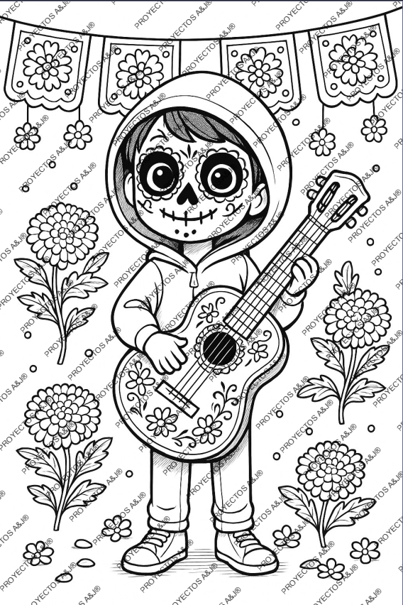 Cuadernillo para colorear_Día de muertos