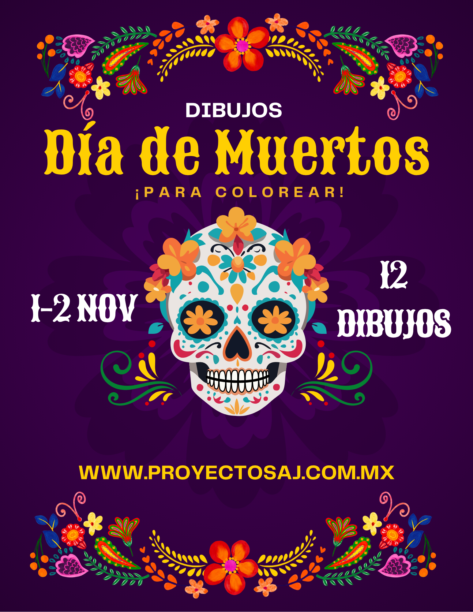Cuadernillo para colorear_Día de muertos