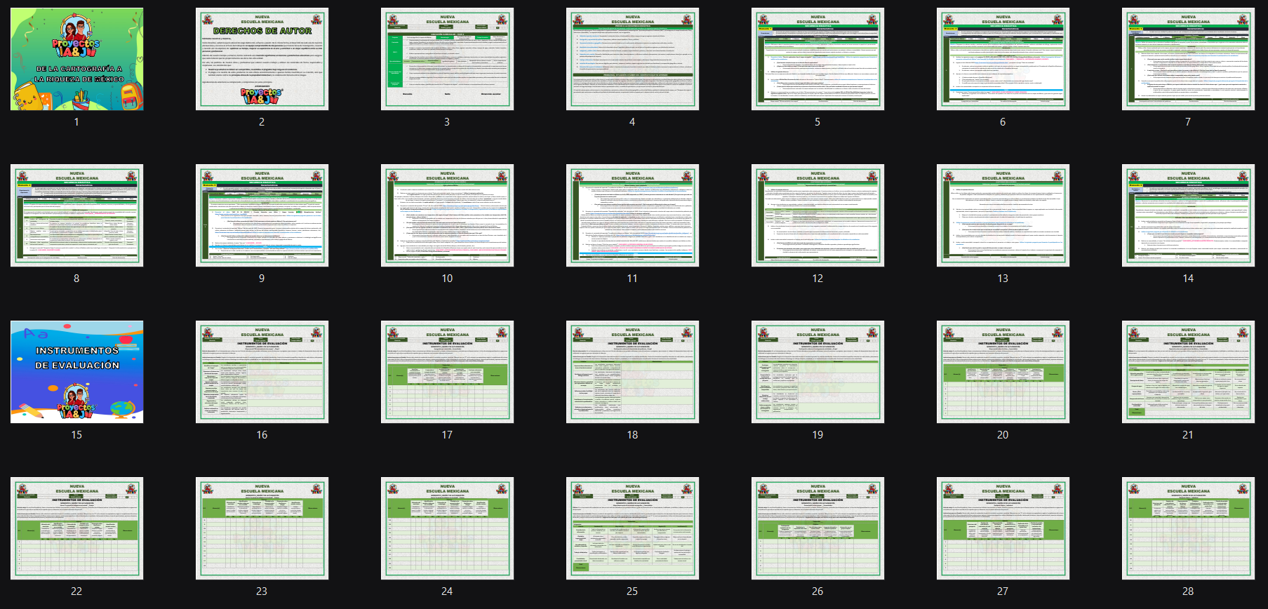 Proyecto: De la cartografía a la riqueza de México 