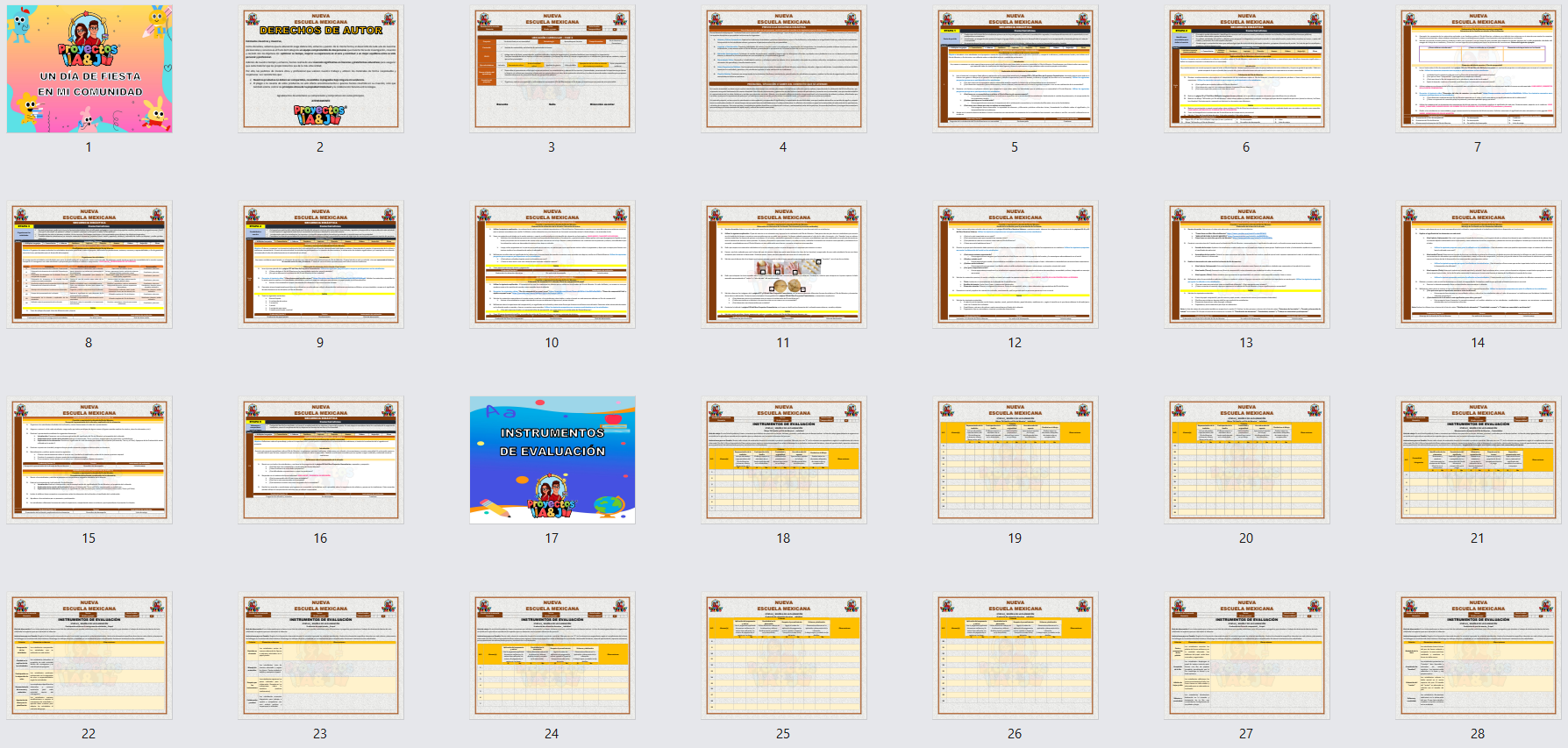 Proyecto: Un día de fiesta en mi comunidad 