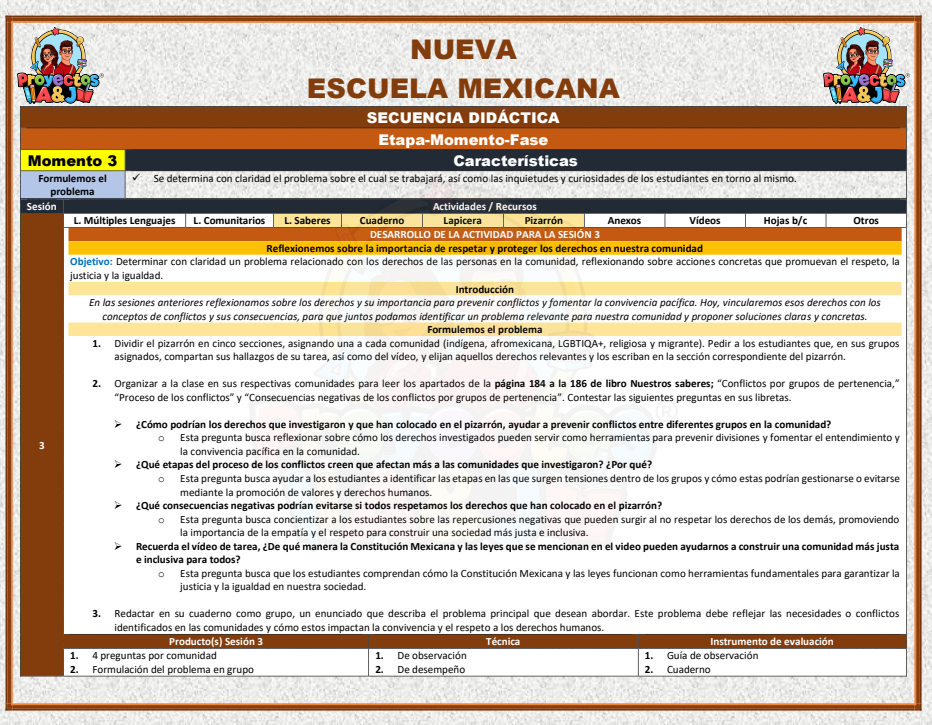 Proyecto: Nuestras diferencias nos hacen iguales ante la ley