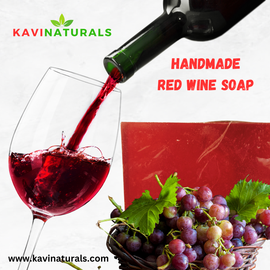 Handmade Red Wine Soap