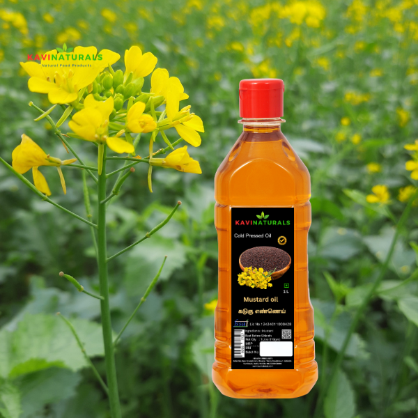 Kavinaturals Cold Pressed Mustard Oil 500ml