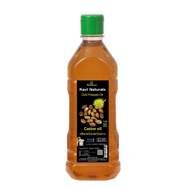 Kavi Naturals Cold Pressed Castor Oil 1 Litre