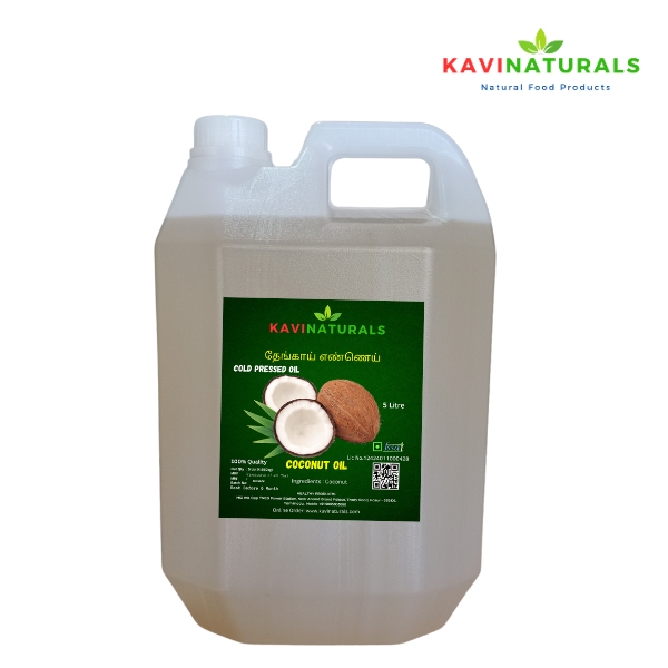 Kavi Naturals Cold Pressed Coconut Oil 5 Litre