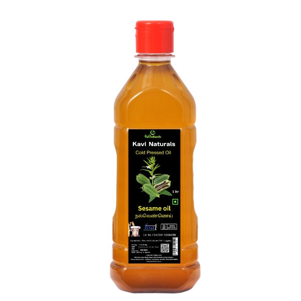 Kavi Naturals Cold Pressed Sesame Oil 1 Litre