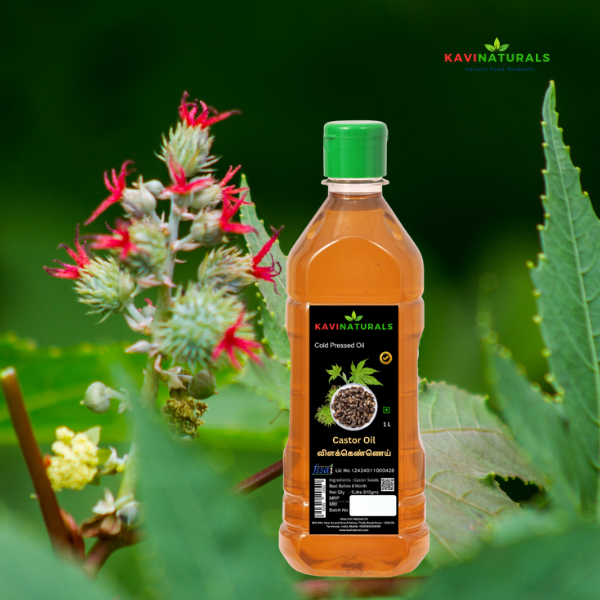 Kavinaturals Cold Pressed Castor Oil 500ml