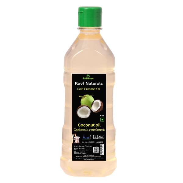 Kavi Naturals Cold Pressed Coconut Oil 1 Litre