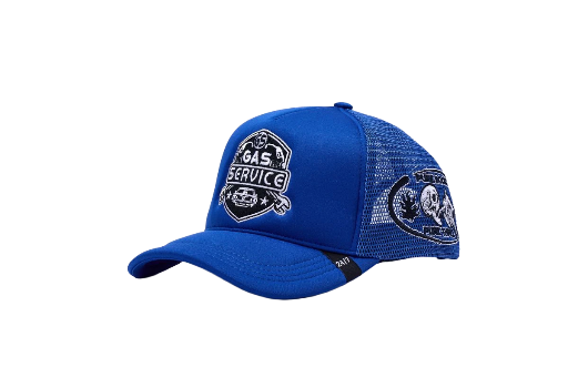 Blue Gas Service Trucker Cap