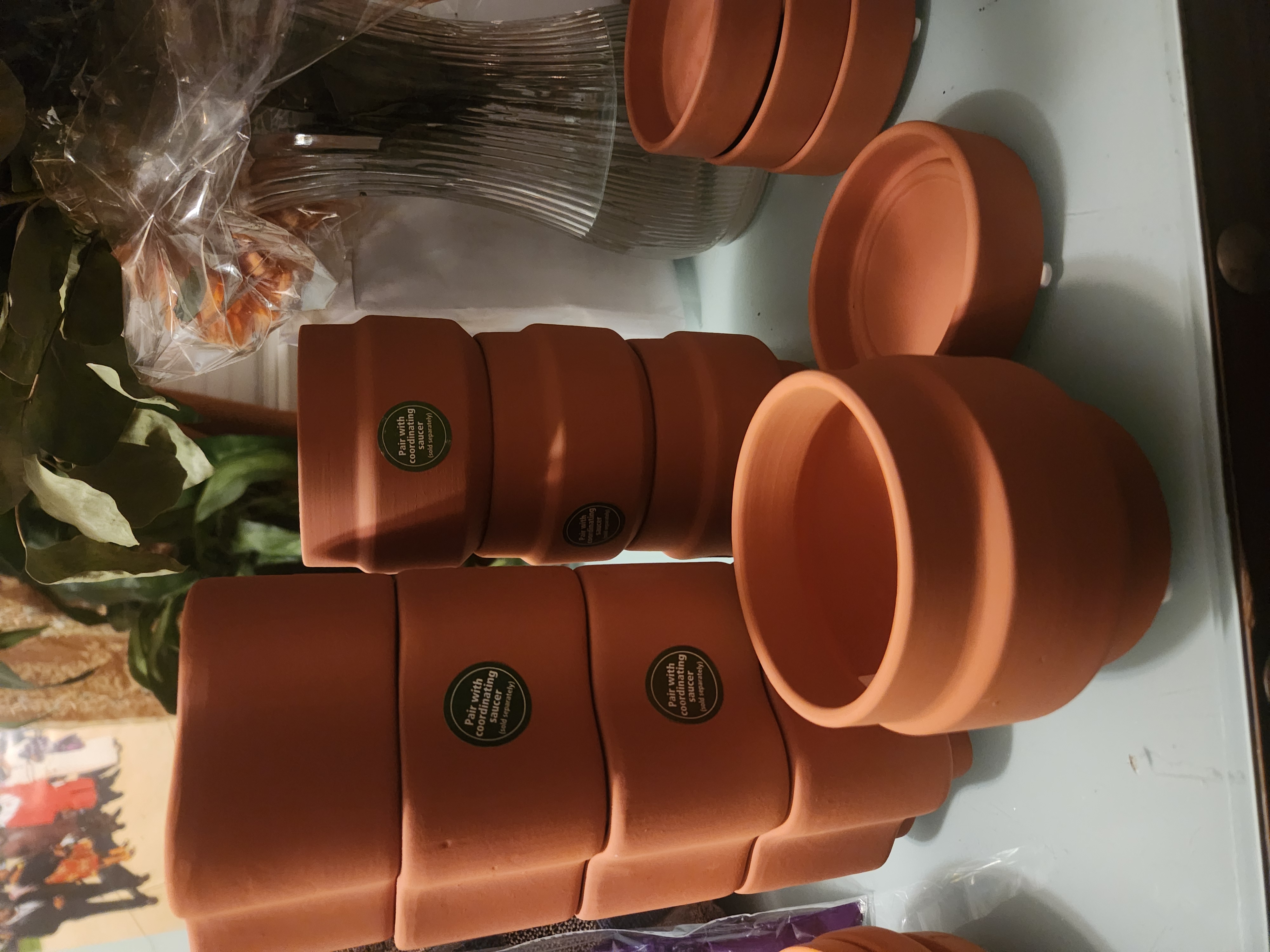 Terracotta Plant Pots- Saucers