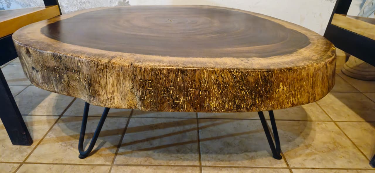 Mesa de Parota 1m Diametro