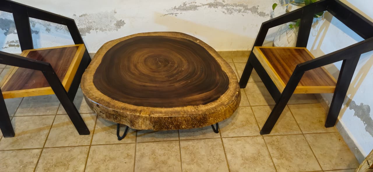 Mesa de Parota 1m Diametro