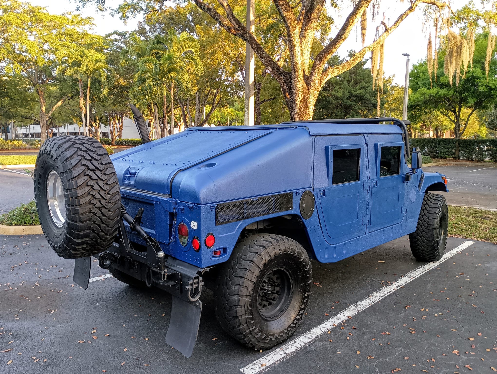 DIY spare tire carrier kit for Humvee/Hummer