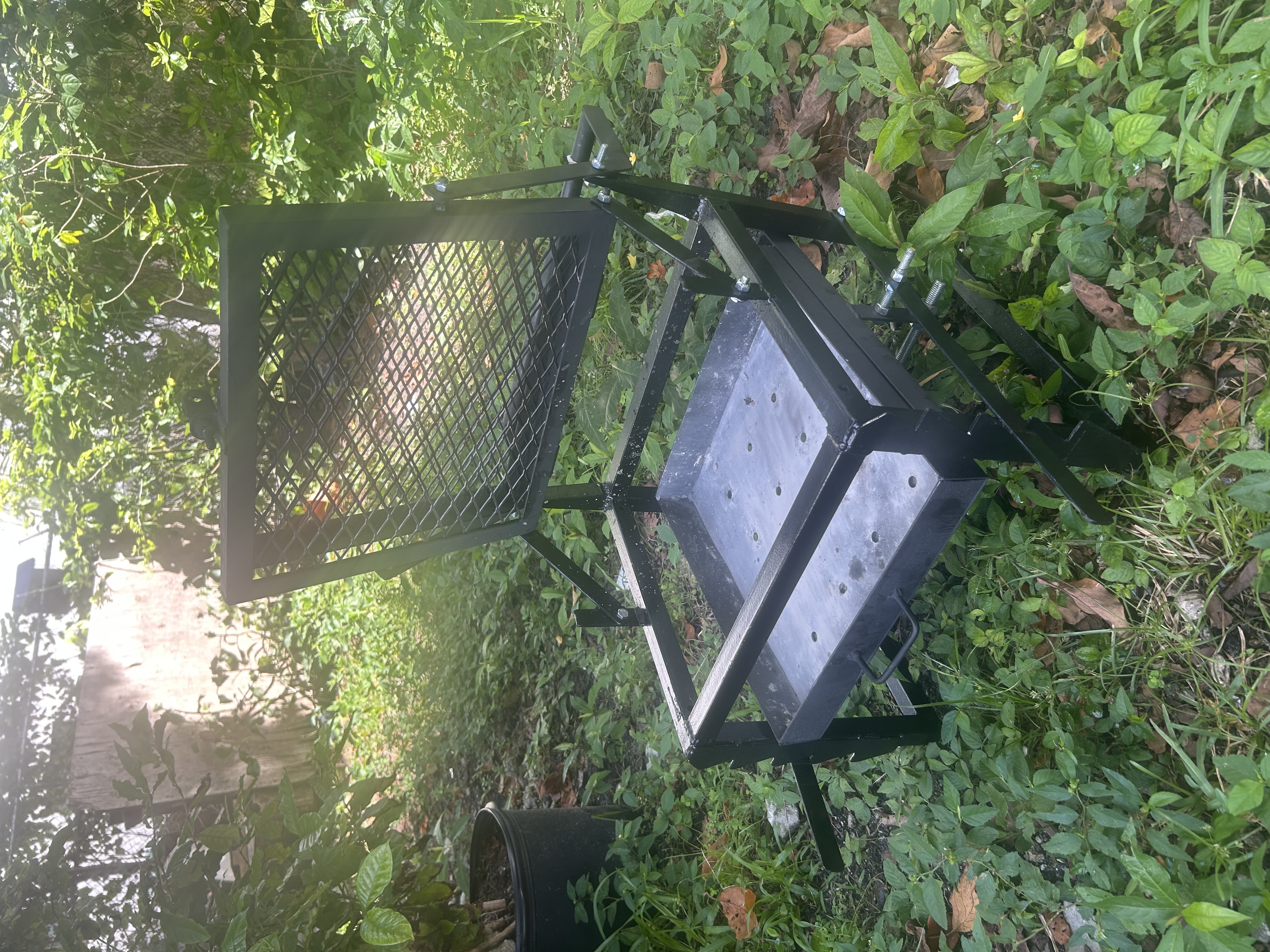 Tabletop Rotating Charcoal BBQ Grill