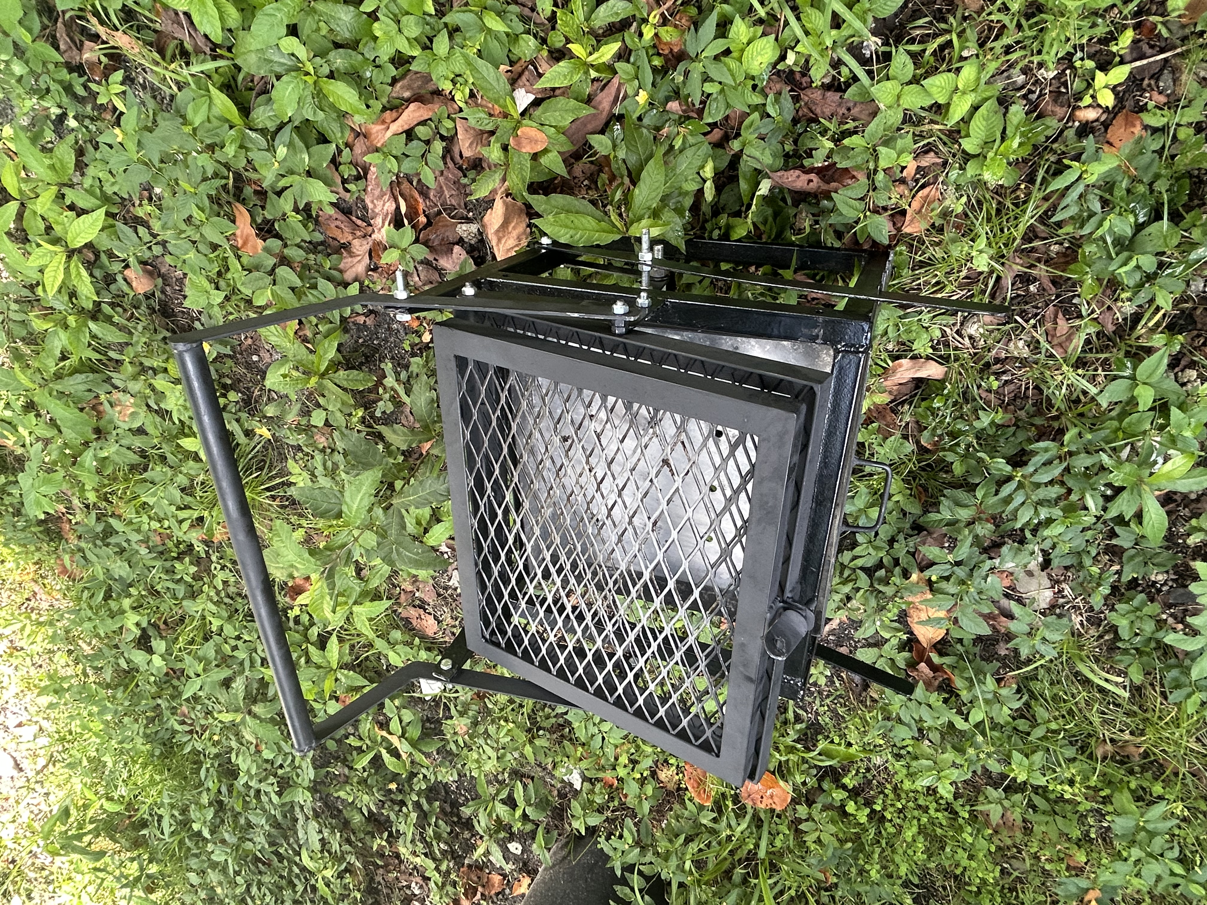 Tabletop Rotating Charcoal BBQ Grill