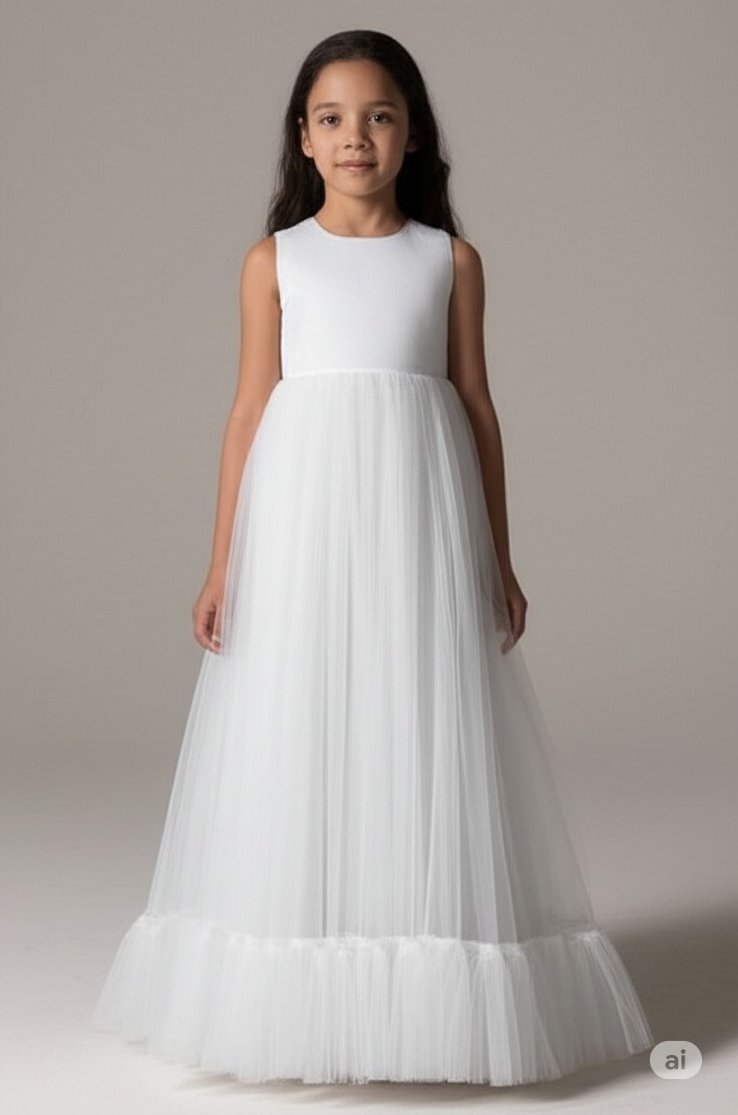 Vestido Infantil "Seraphina" - Tul y Flores 