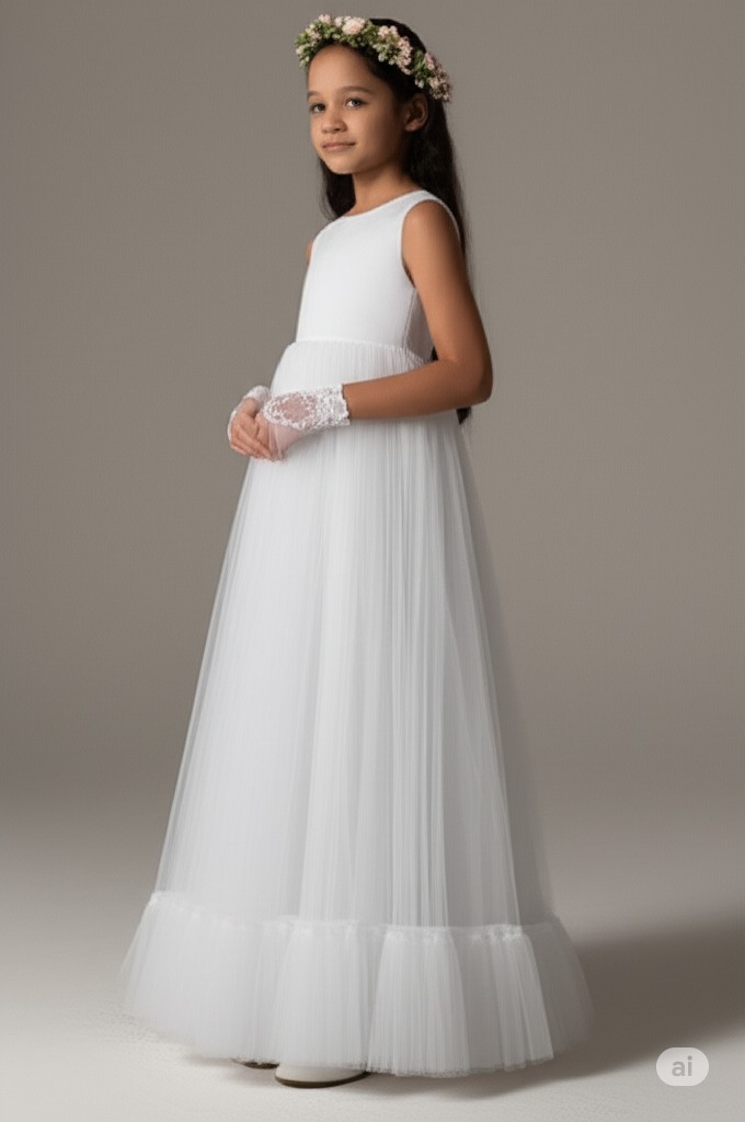 Vestido Infantil "Seraphina" - Tul y Flores 