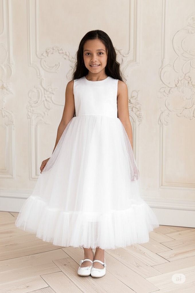 Vestido Infantil "Seraphina" - Tul y Flores 