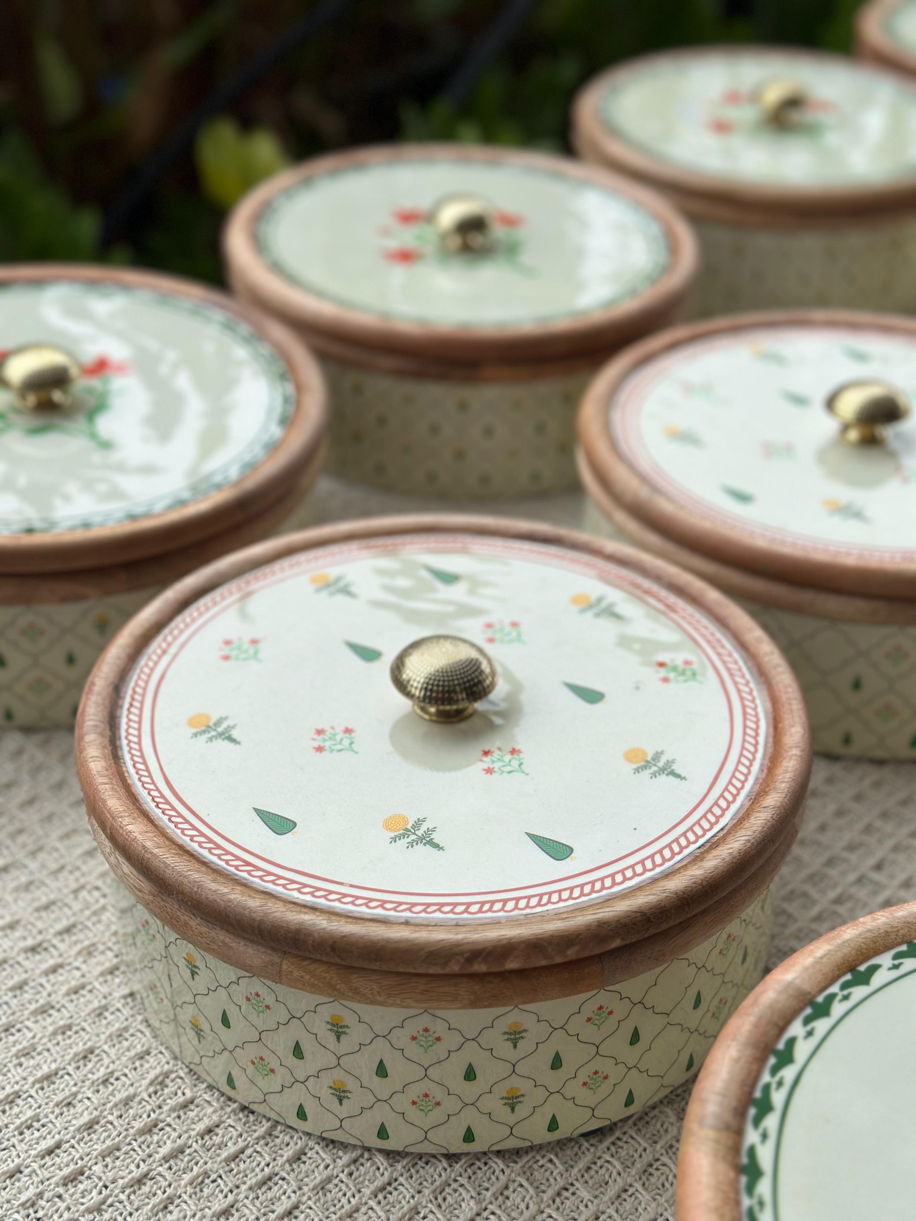 Handcrafted Ceramic Storage Jar