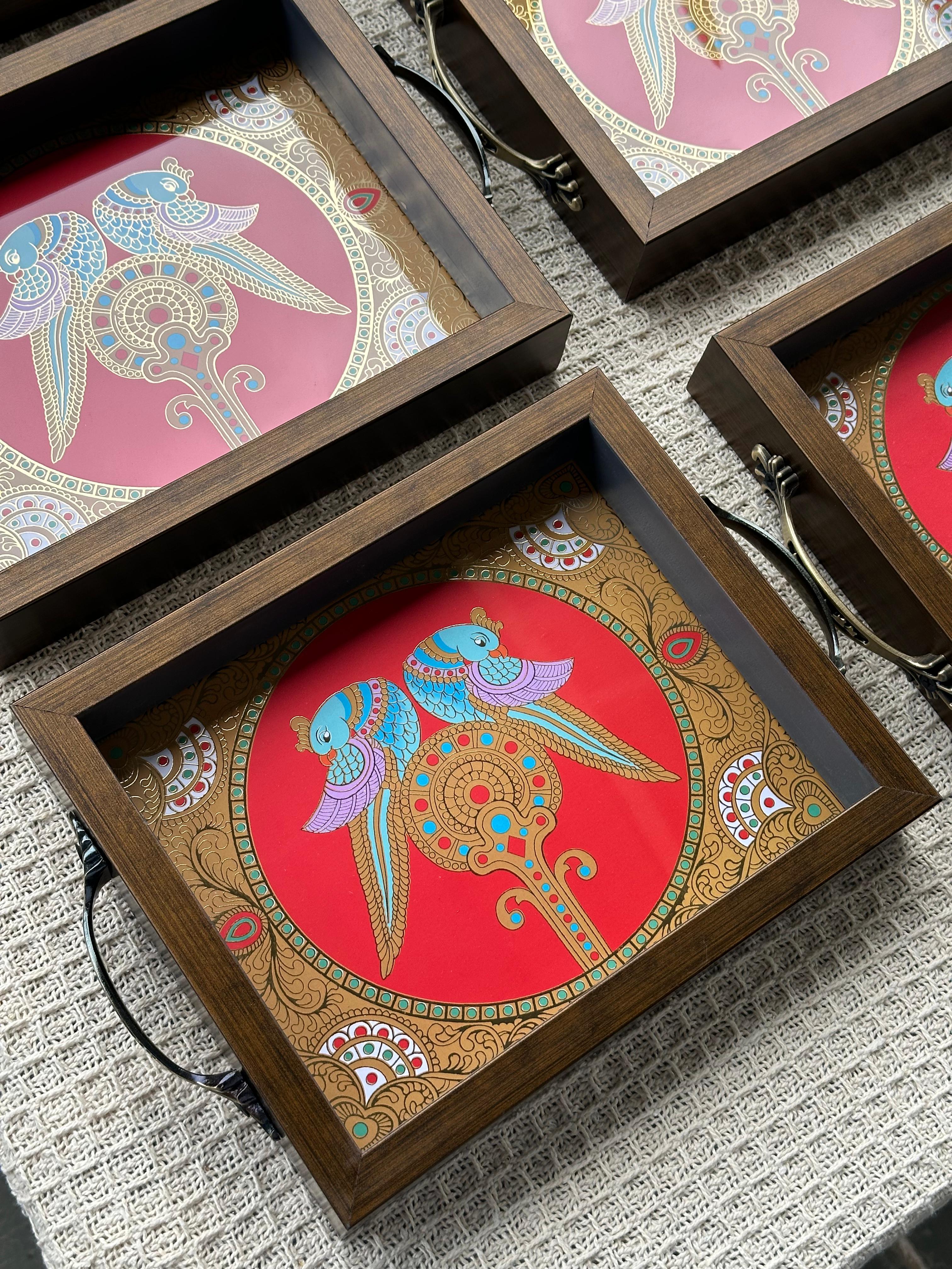 Handcrafted Decorative Wooden Tray