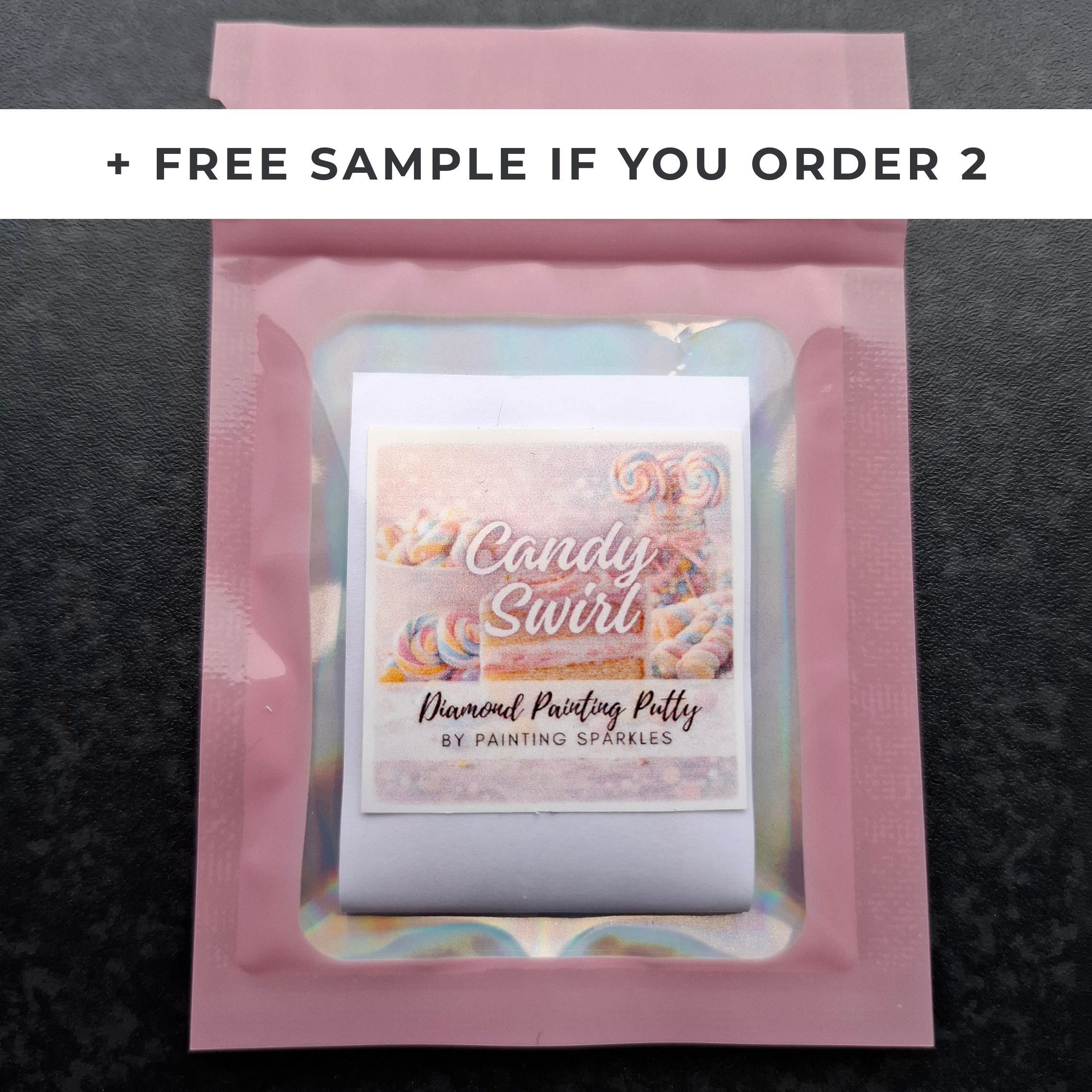 Scented Diamond Painting Putty - Candy Swirl - 8 grams