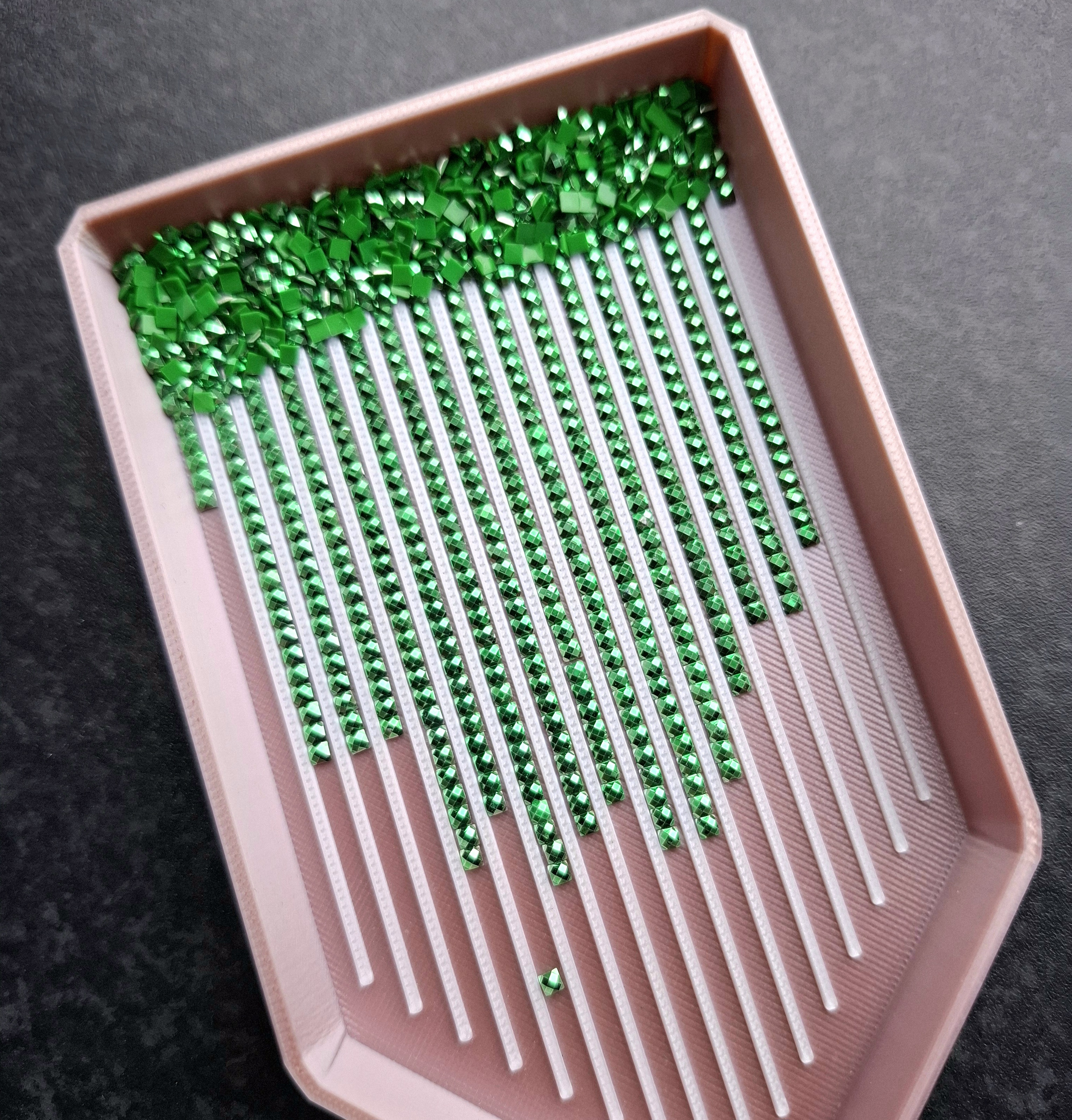 Metallic Drills Square - DMC #701 - 10 gram Bag