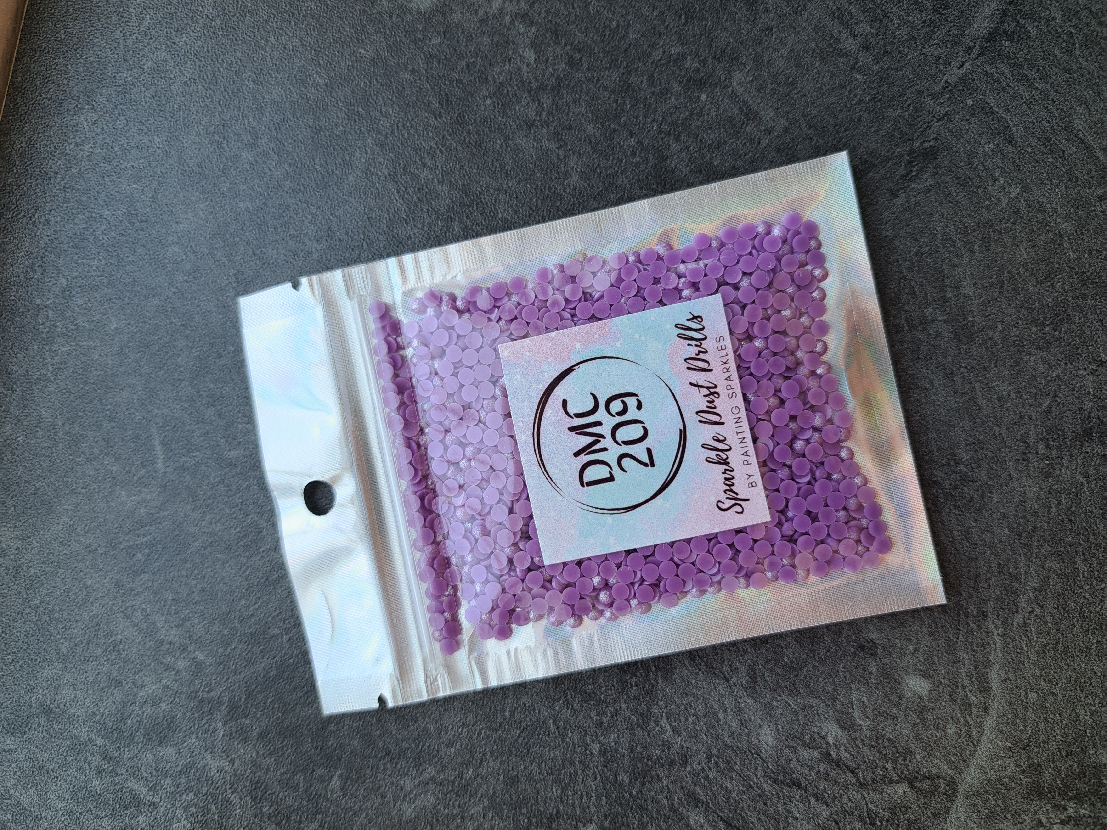 Fairydust Drills Round - DMC #209 - 10 gram Bag
