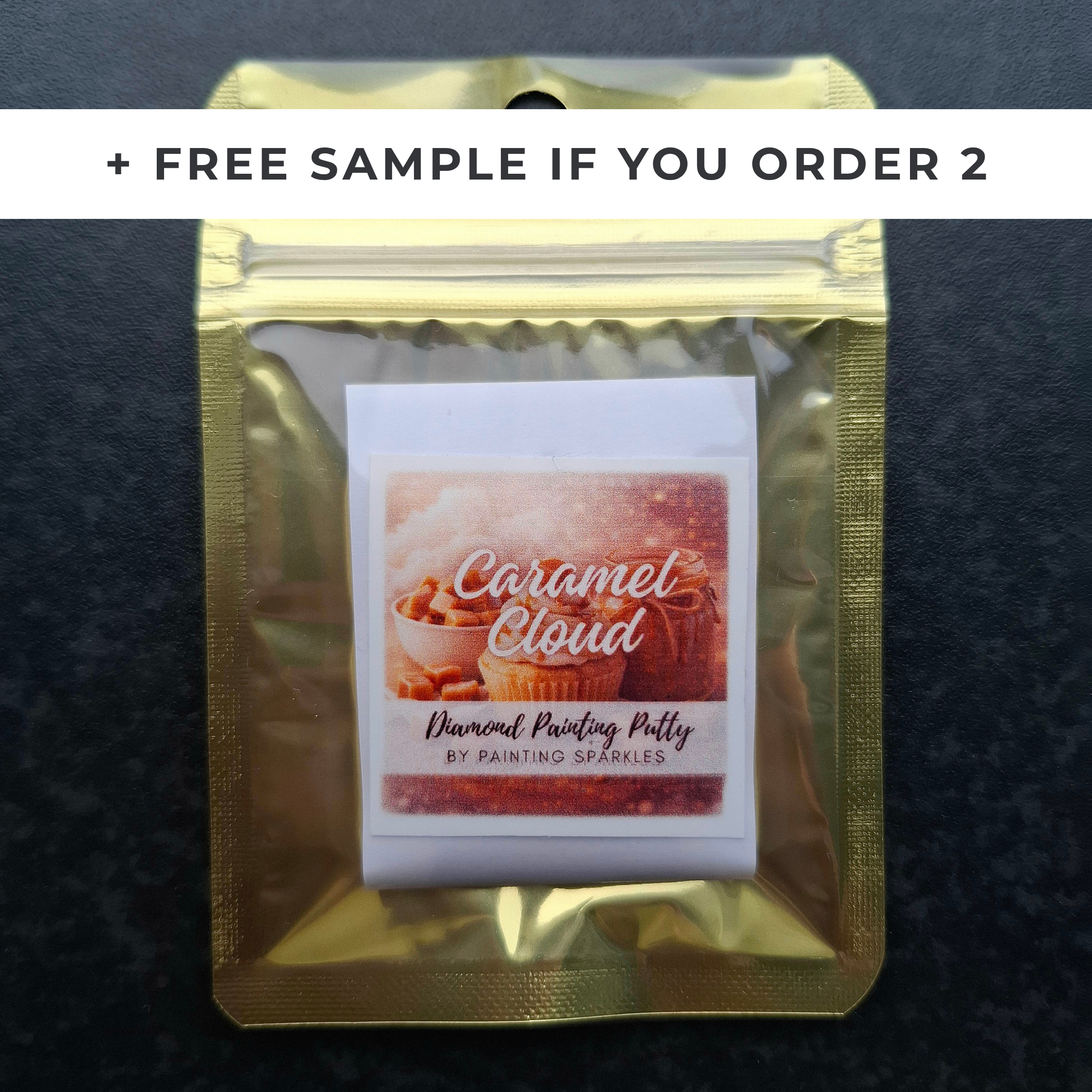 Scented Diamond Painting Putty - Caramel Cloud - 8 grams