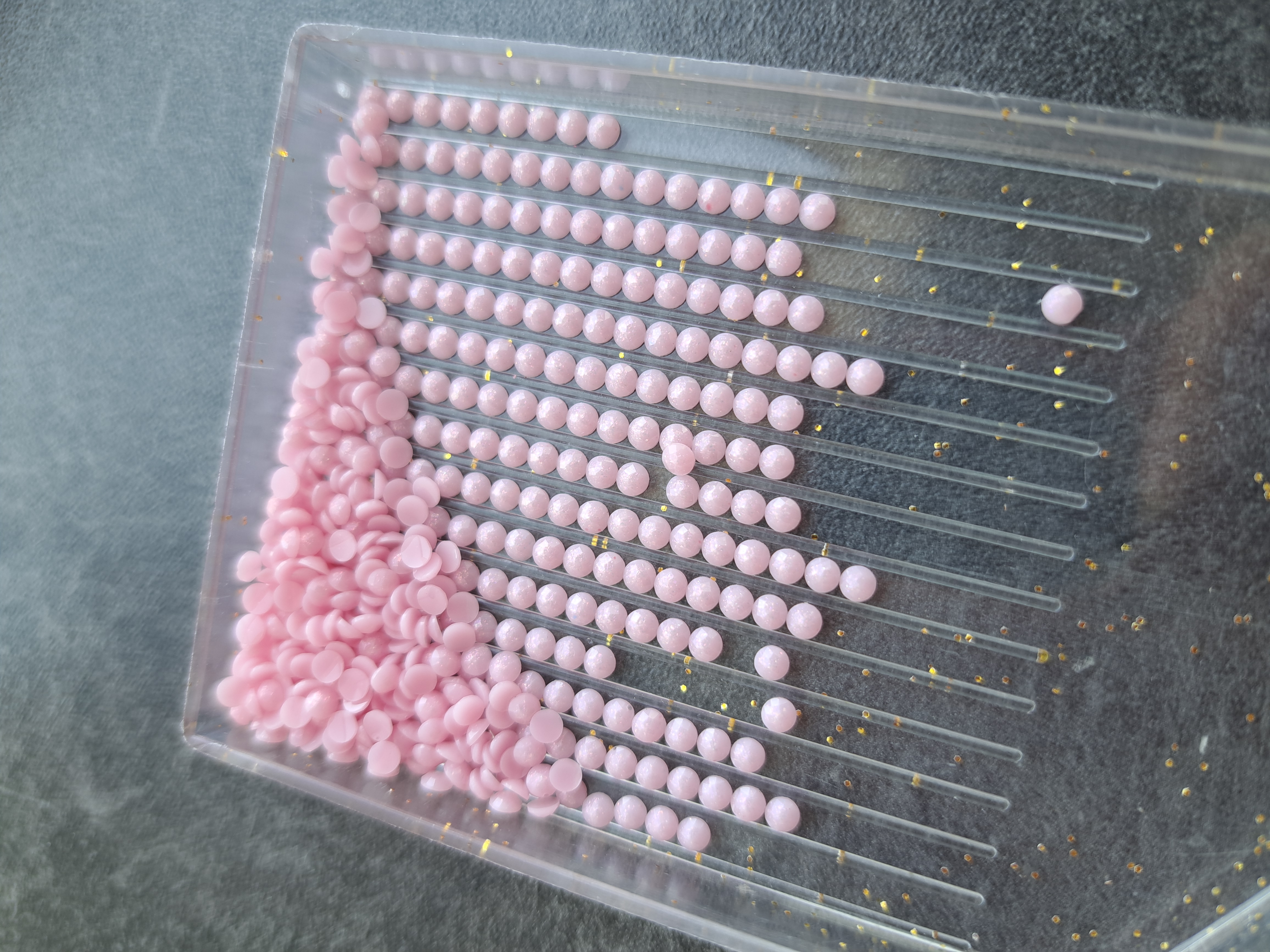 Fairydust Drills Round - DMC #602 - 10 gram Bag