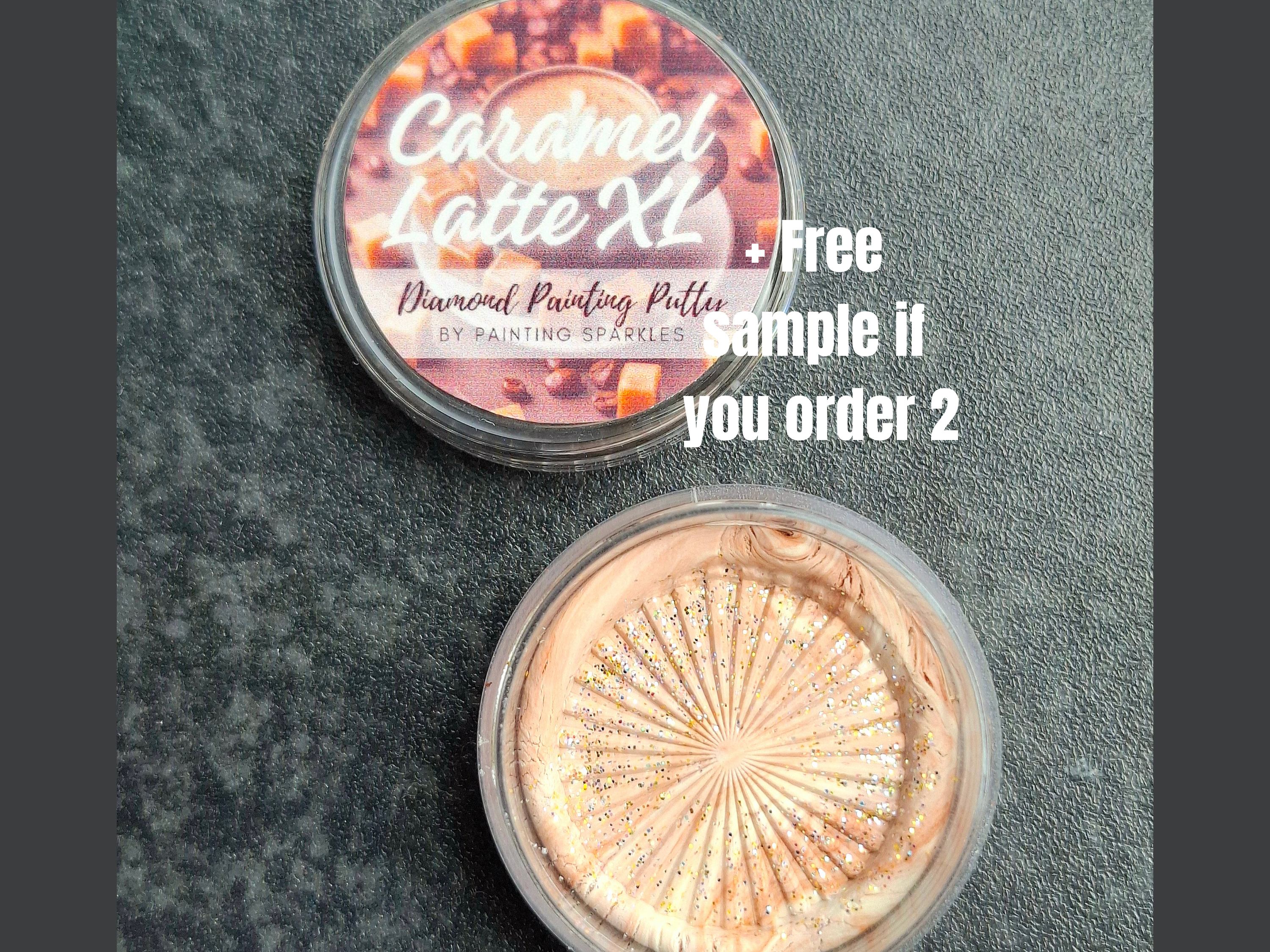 Scented Diamond Painting Putty - Caramel Latte XL 